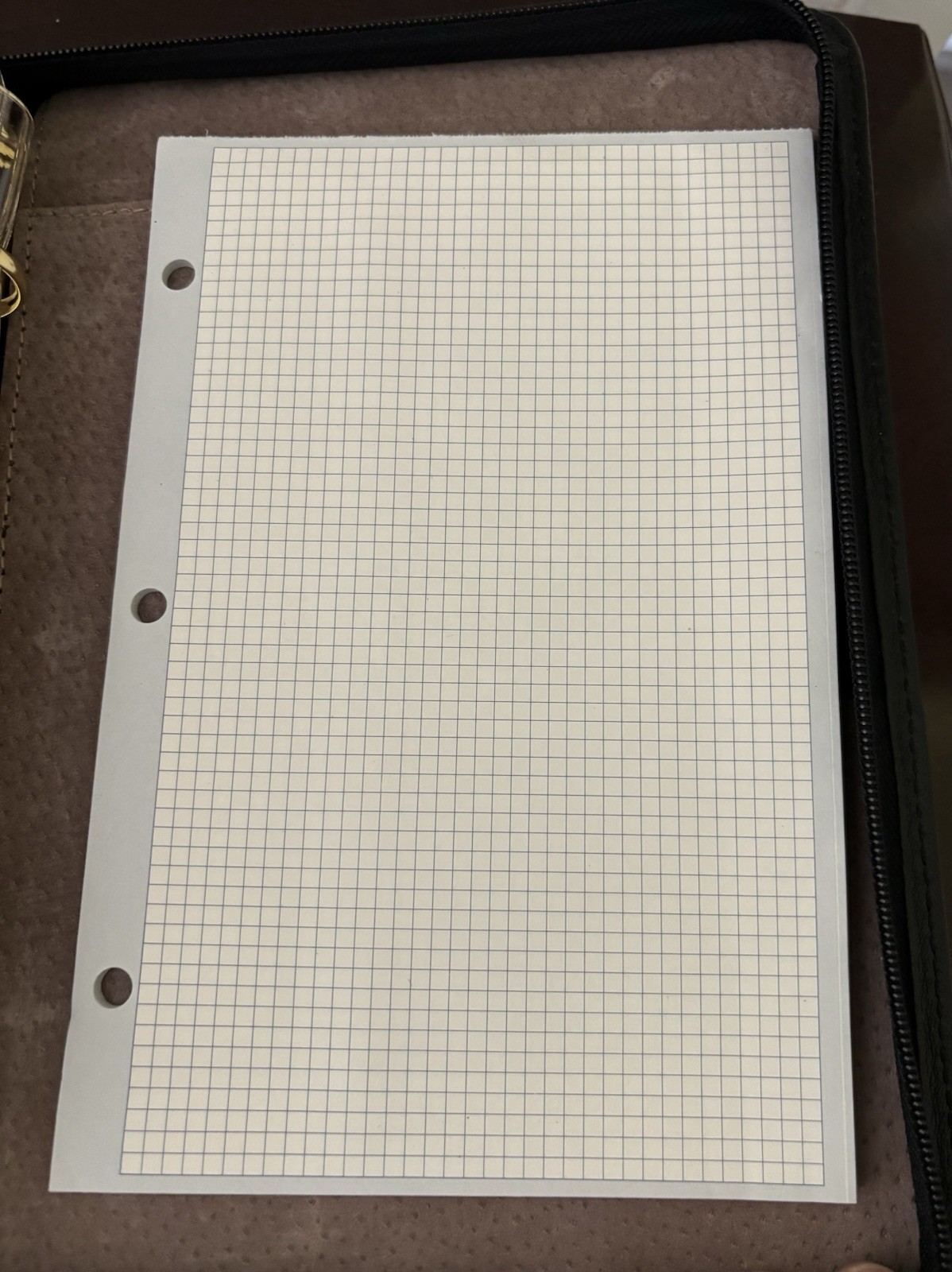 Vtg Winslow Business Planner Black 8×10 3 Ring 1997 Unused Inserts *BROKEN ZIP*