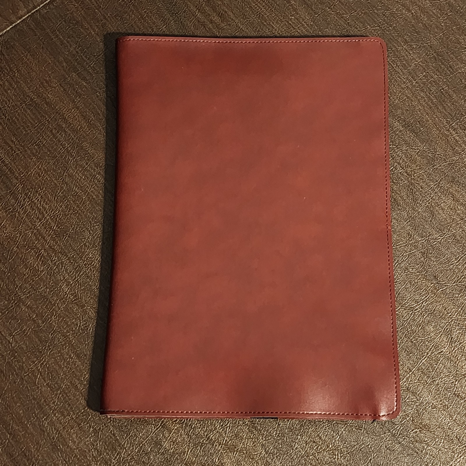 Vintage Hazel USA 14″ X 10″ Leather Document Portfolio Notepad Padfolio Folder
