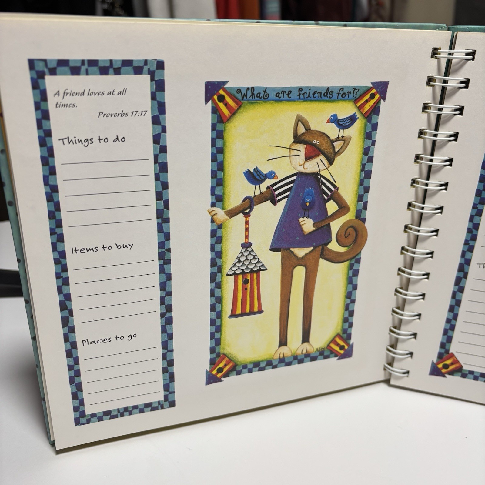 NEW “A Daily Agenda” by Michelle Allen, undated 52 week planner