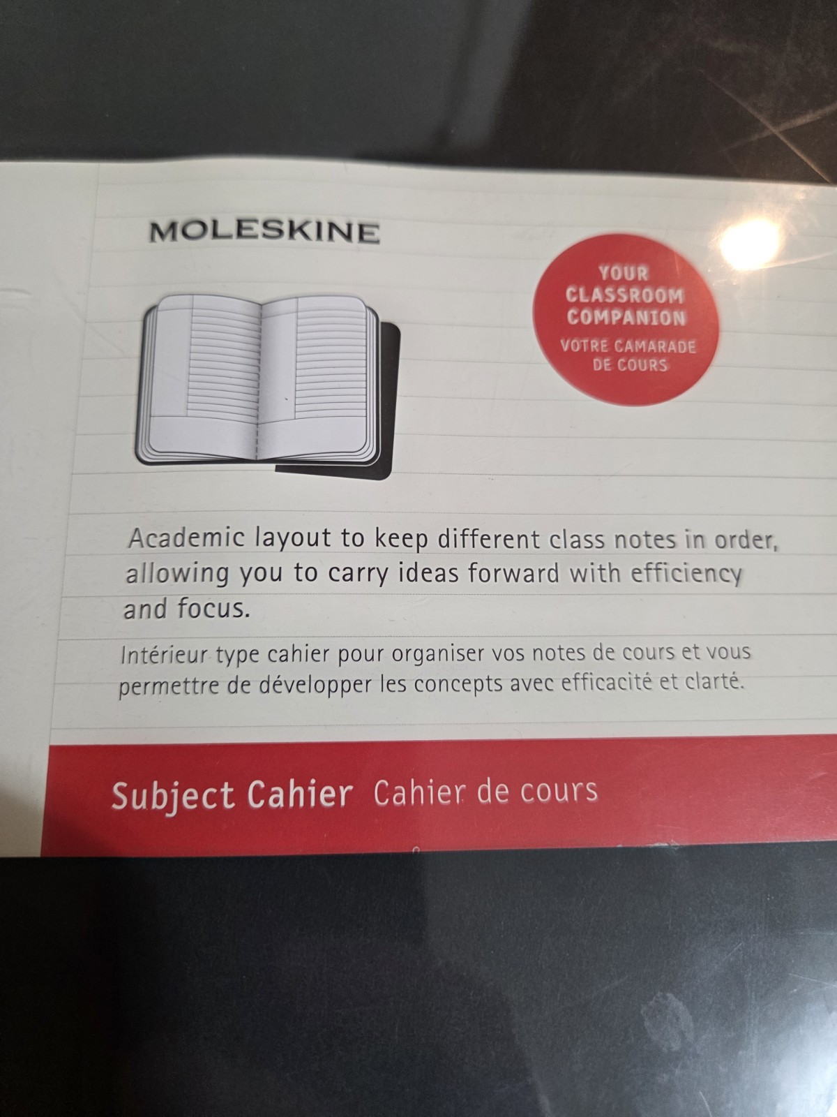 2 PACK Moleskine Subject Cahiers, Soft Cover 8-1/2″ x 11″ Black/Kraft Brown