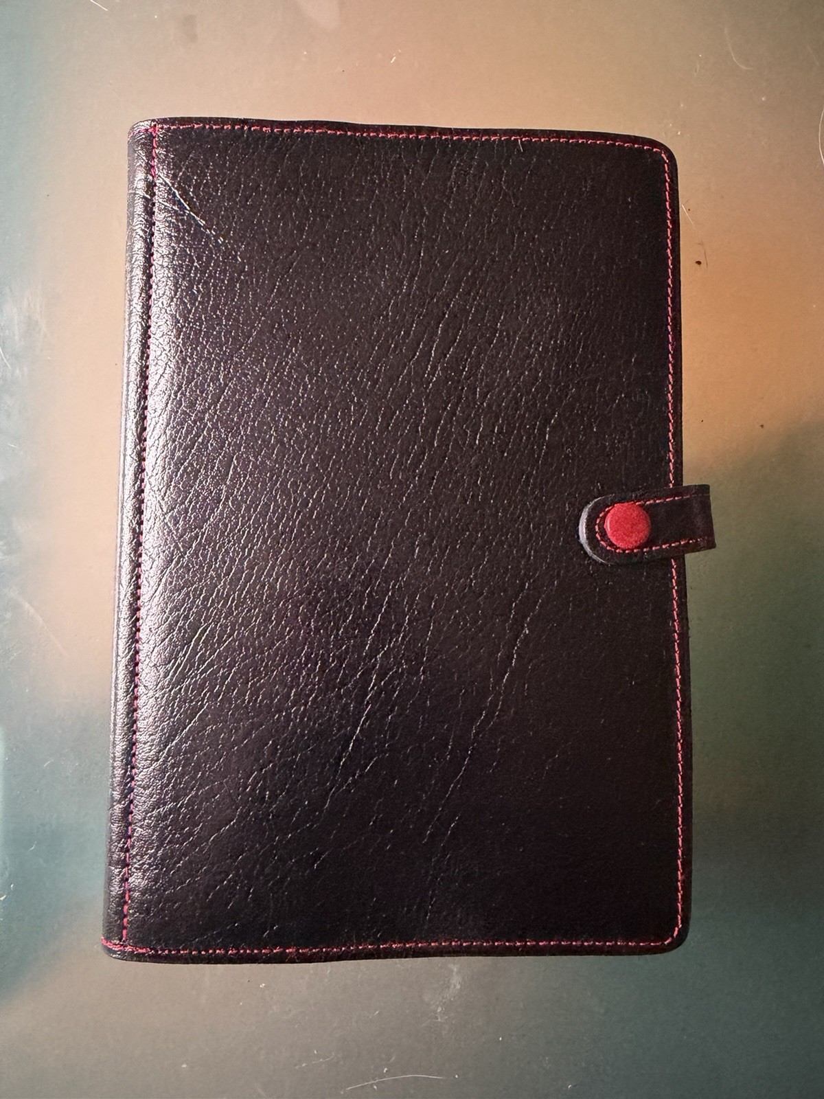 NOS 1985 Filofax “British Filofax System” Calf Leather Made In England Deadstock