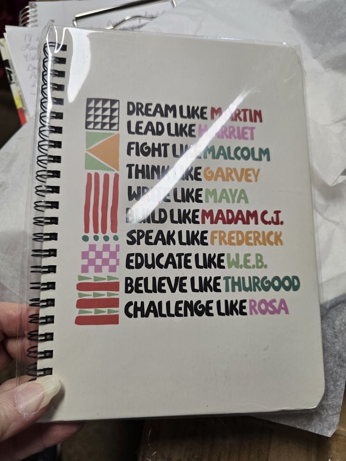 Multi-colored Spiral Bound Journal 8.5 X 6 Sealed
