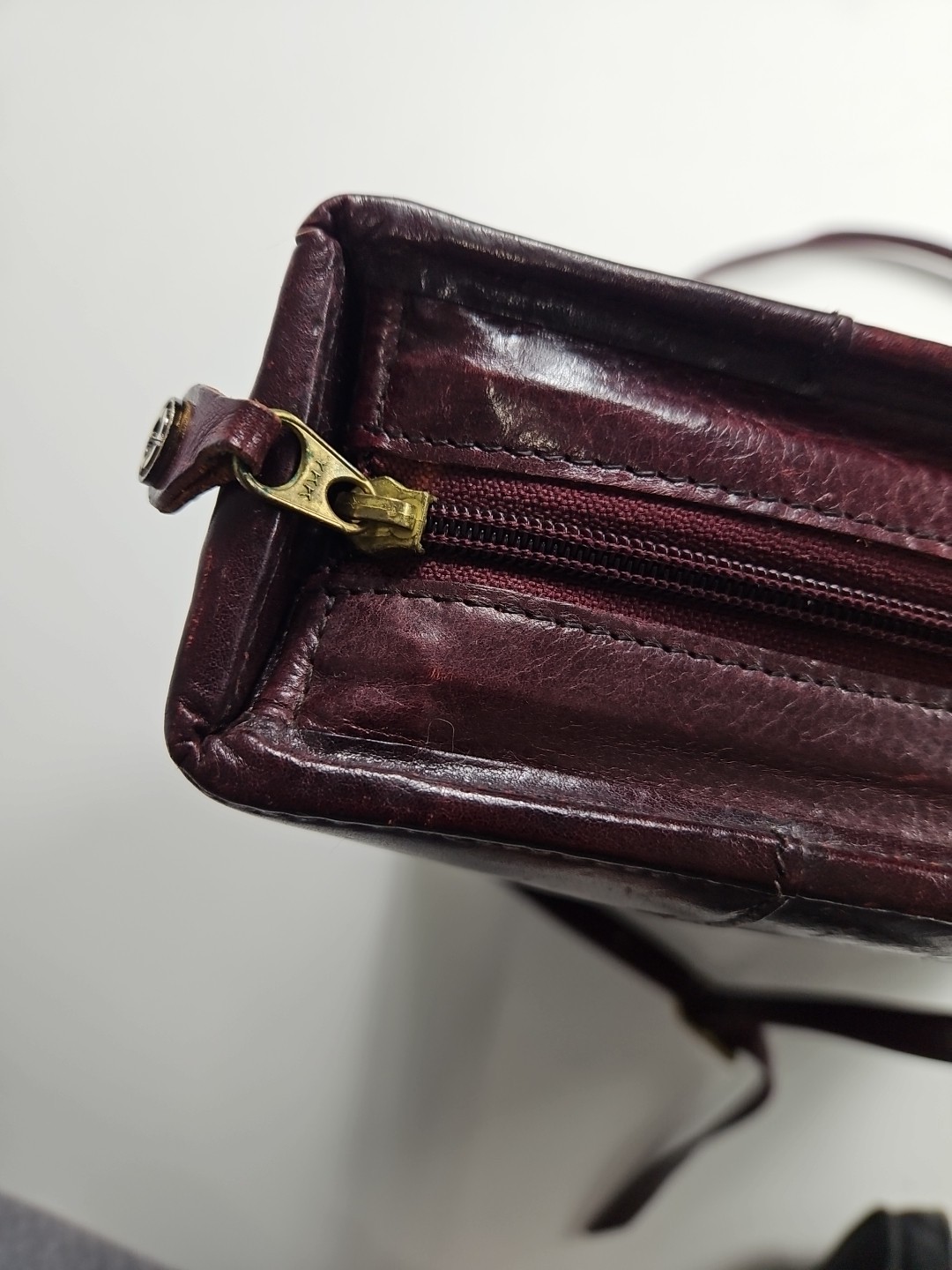 Vtg Franklin Covey 7 Ring Binder Planner Organizer Handles Zip Tote Strap