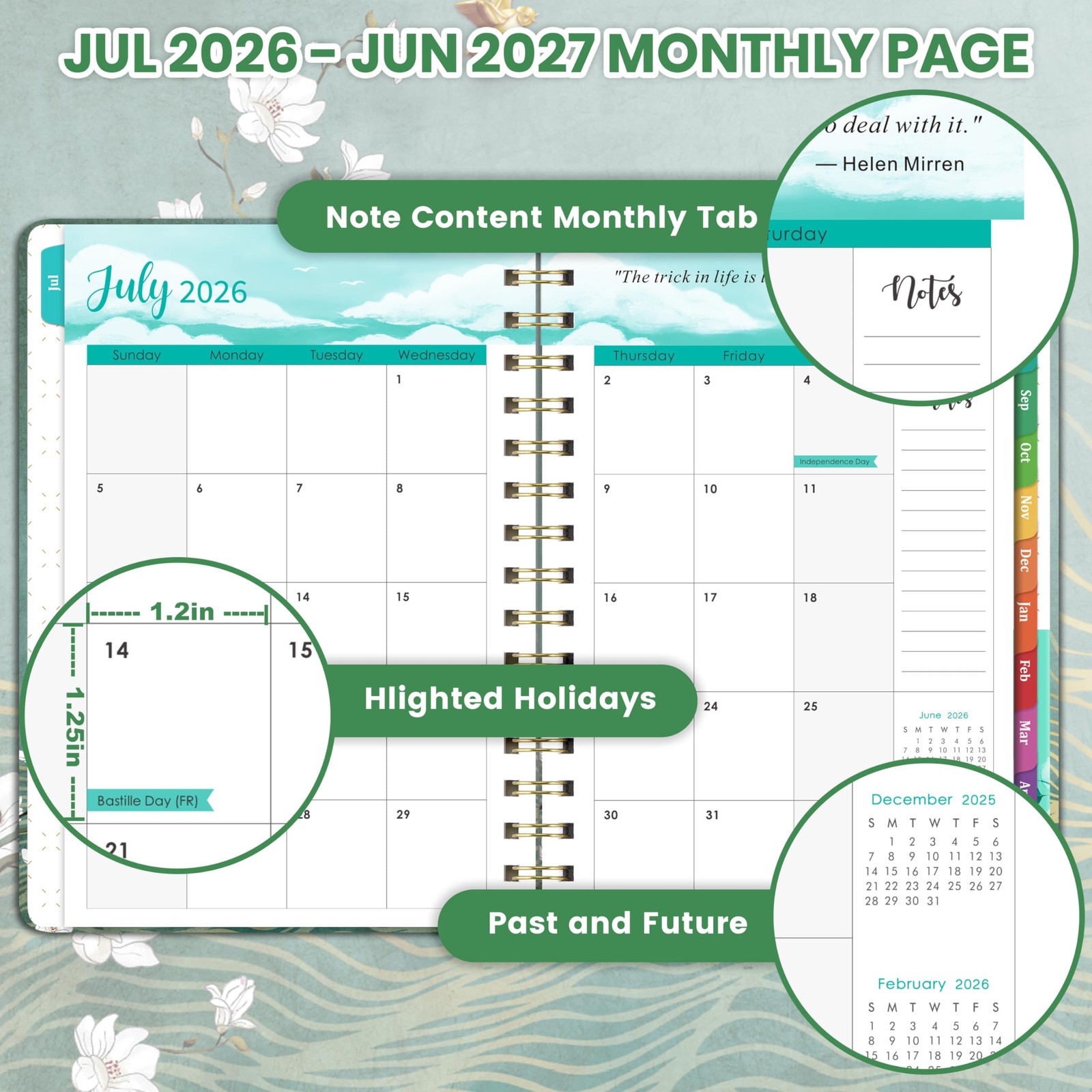 Planner 2026-2027 – JUL 2026 – JUN 2027, Academic Planner 2026-2027, Weekly a…