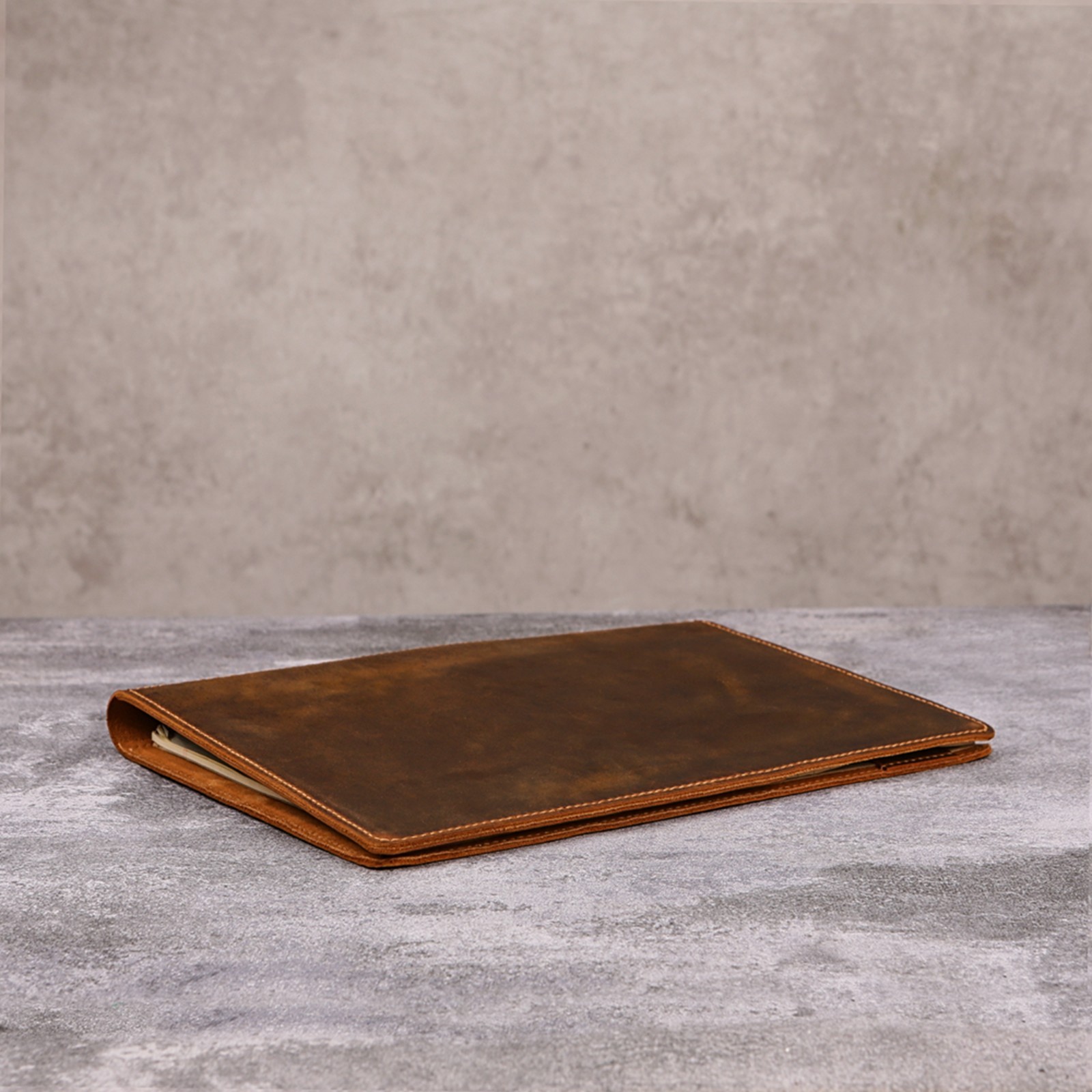 Personalized Leather Portfolio Padfolio Letter Size A4 Notepad Organizer