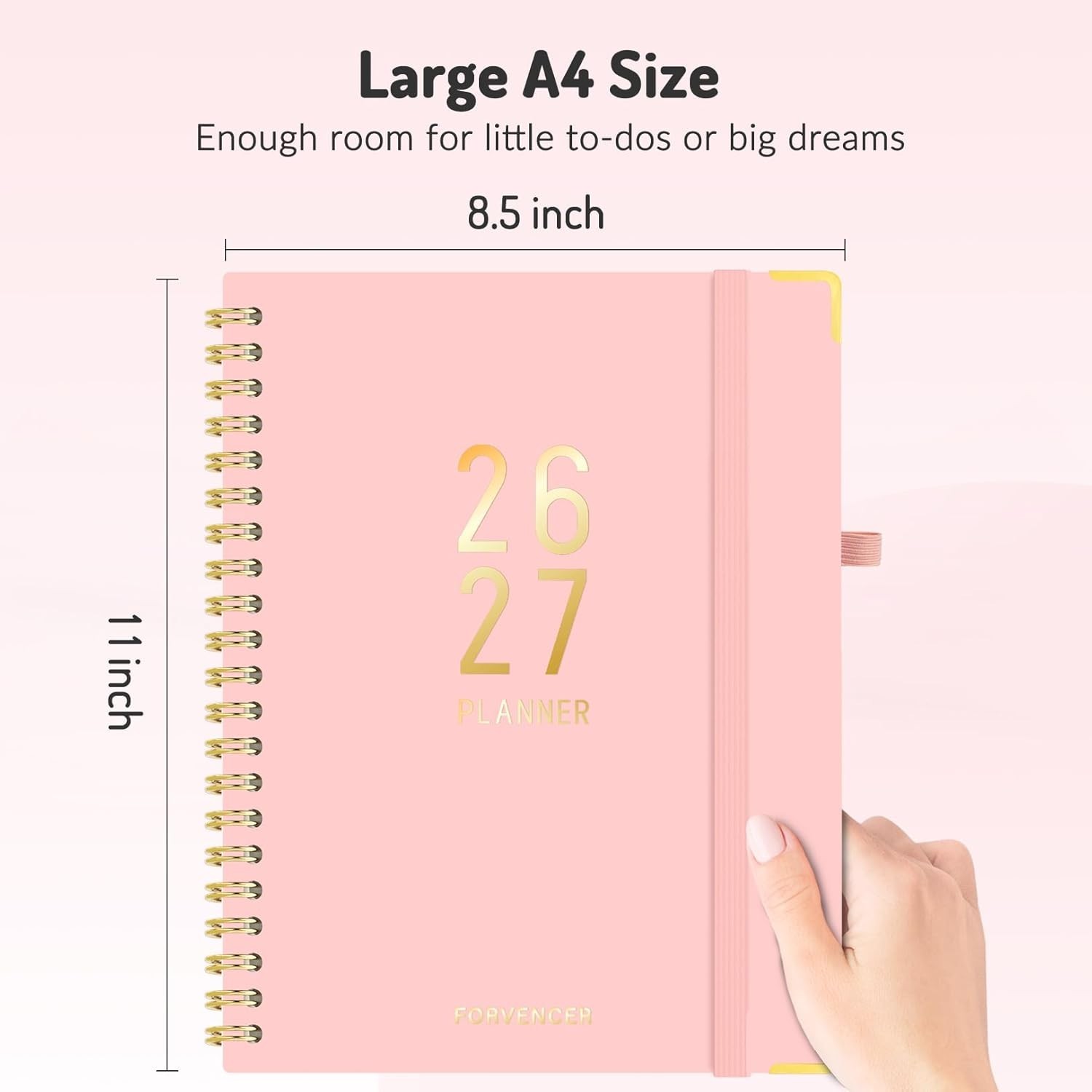 Jul 2026 – Dec 2027 Planner, 18 Academic Planner 2026-2027, 8.5″ x 11″, Cale…