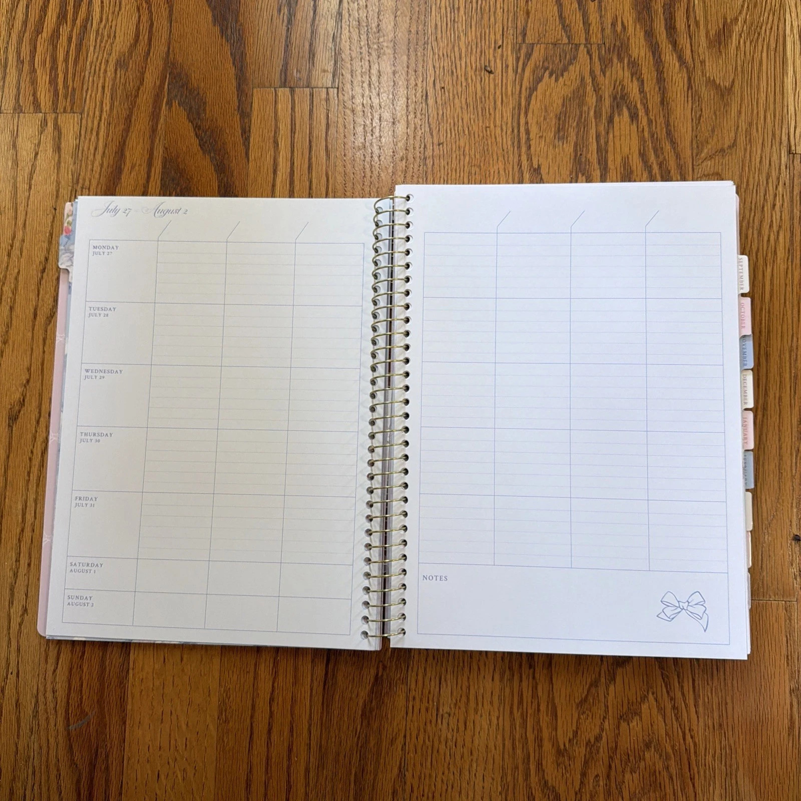 LoveShackFancy x Target Yoobi Floral Teacher Planner Organizer 2026-2027 New
