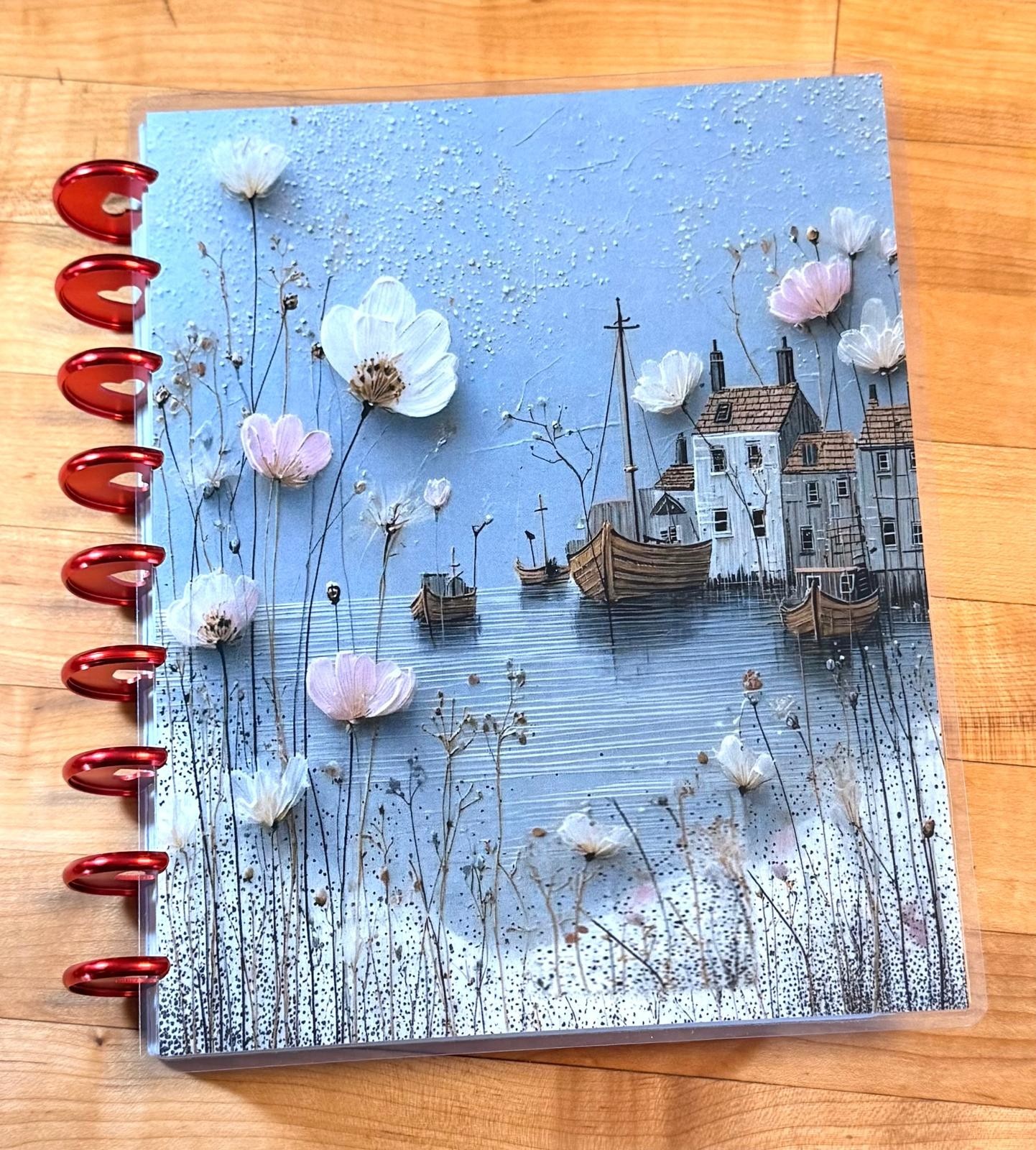 Wildflower Bay Cover Set 4 use w/ Classic Happy Planner~