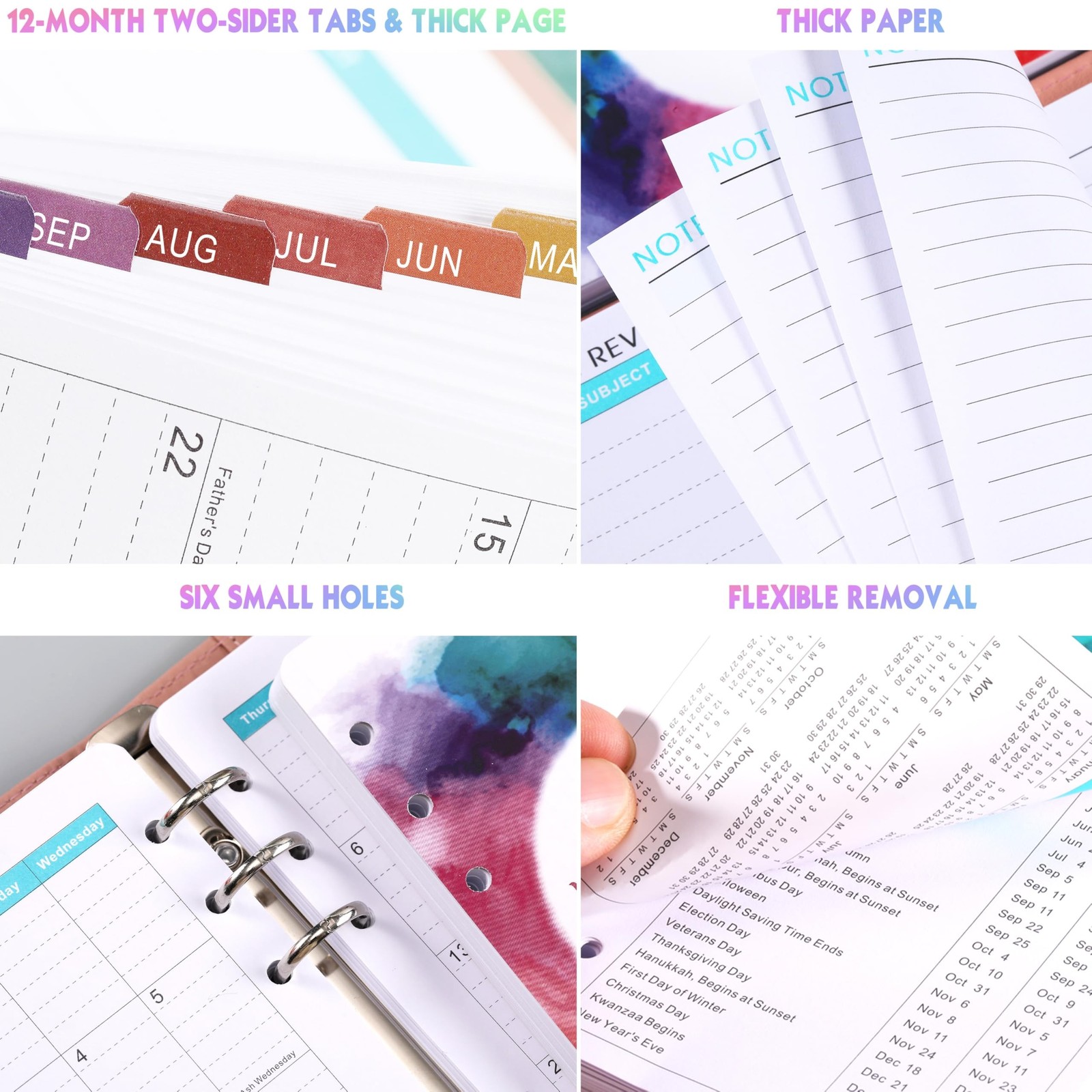 Planner Refills 2026-2027 – Planner Inserts, 2026-2027 Weekly and Monthly Cal…