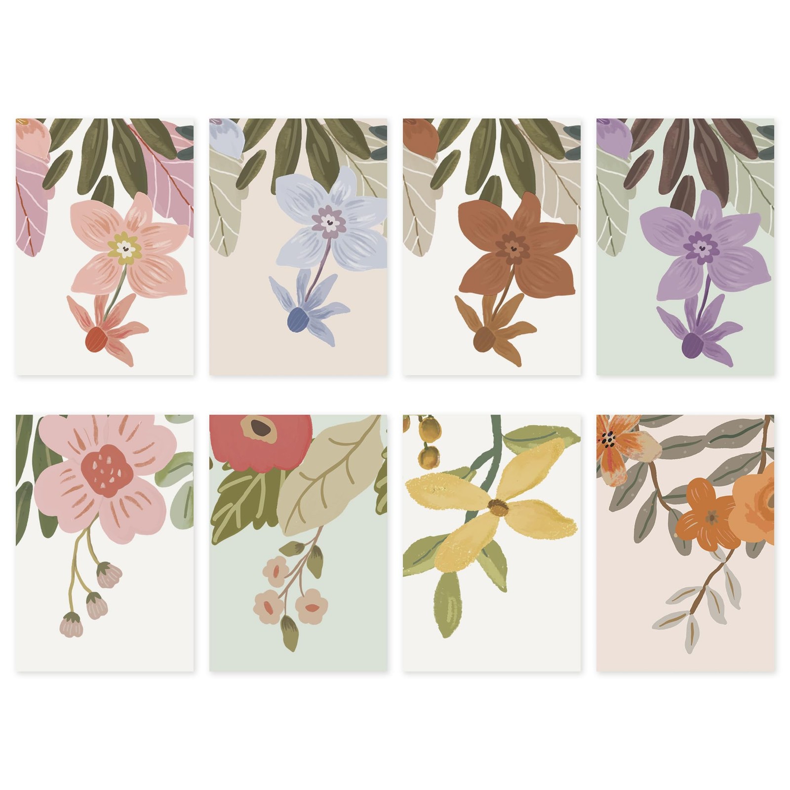 Cabbrix Desk Calendar 2026 with Desktop Mat, Floral Pad