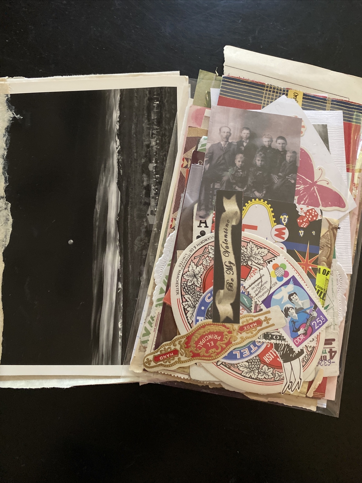 Beautifully Imperfect Handmade Junk Journal Book plus Ephemera & Embellishments