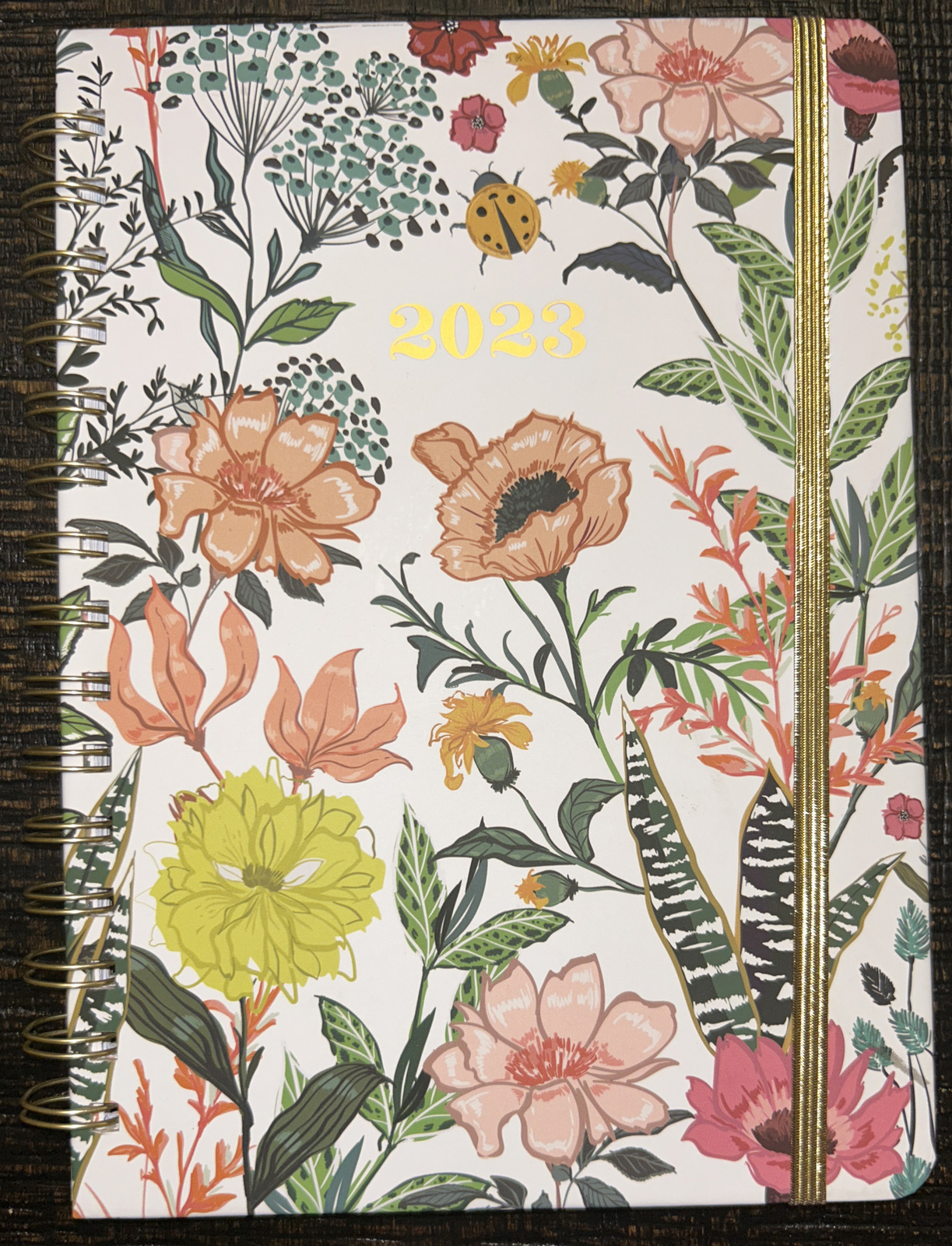 2023 Weekly & Monthly Planner Floral, 5X7” YouthAmazing Z5875, Brand New