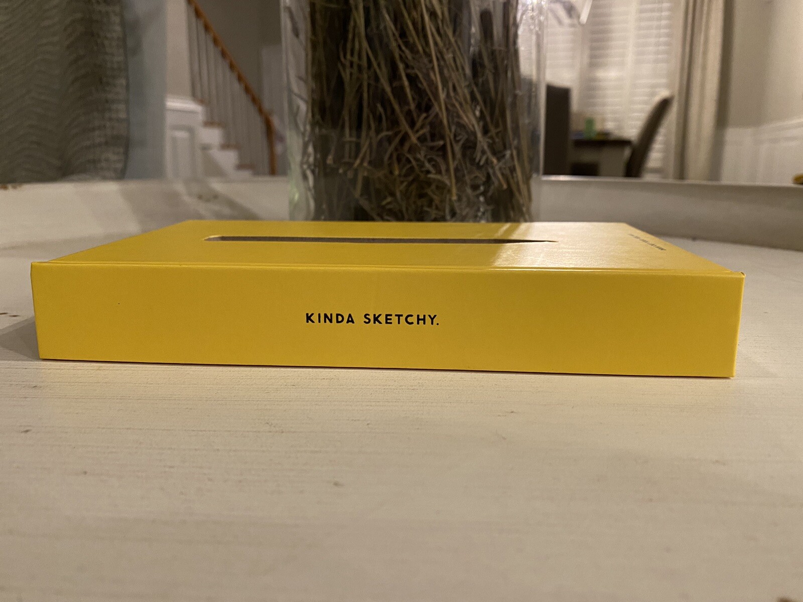 Kinda Sketchy by Easy, Tiger – New Prompted Journal Hard Cover 376 Pages, Yellow