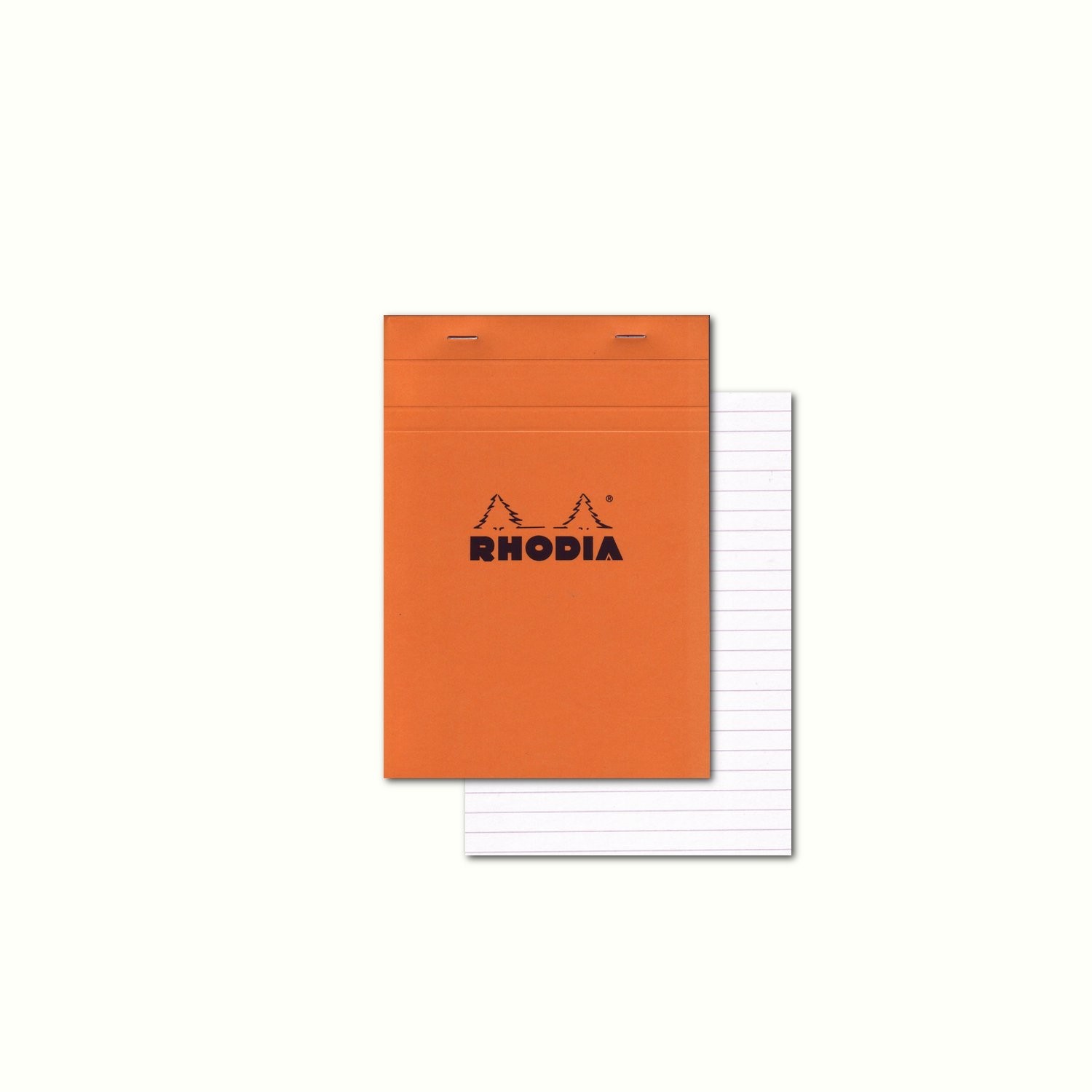 Rhodia Classic French Paper Pads Ruled with 1 Count (Pack of 1), Orange