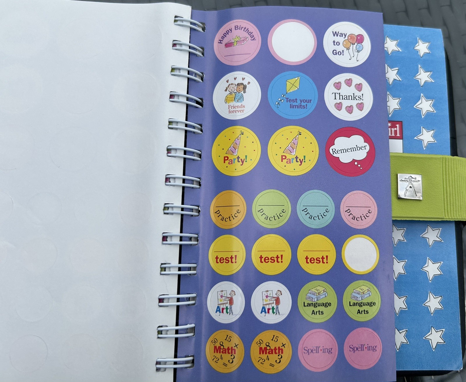 American Girl of Today Citrine Yellow Planner Vintage