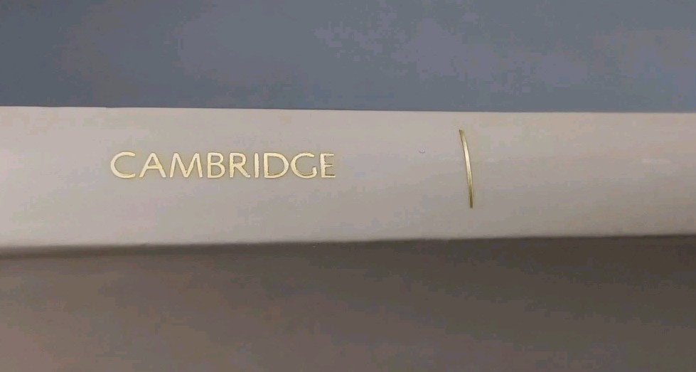 Cambridge Work Style Lined Notebook Hardcover Book 96 Sheets Circle Date Notes