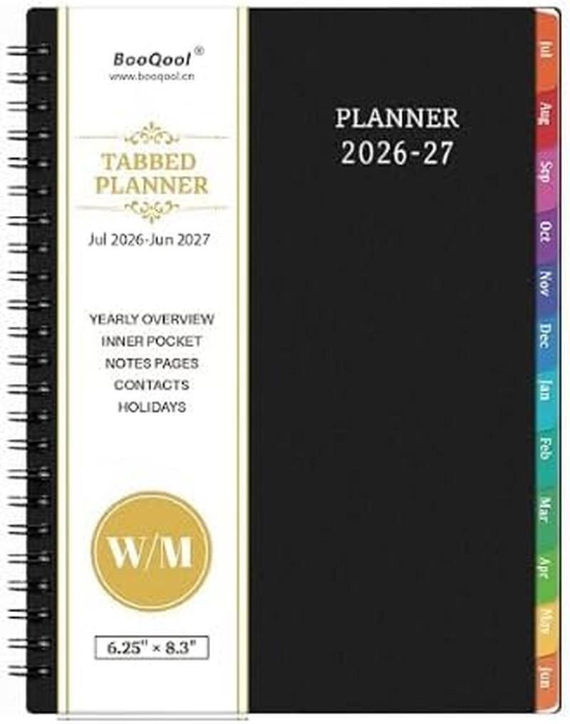 Planner 2026-2027 – July 2026 – June 2027, 2026-2027 Planner Weekly and Monthly,