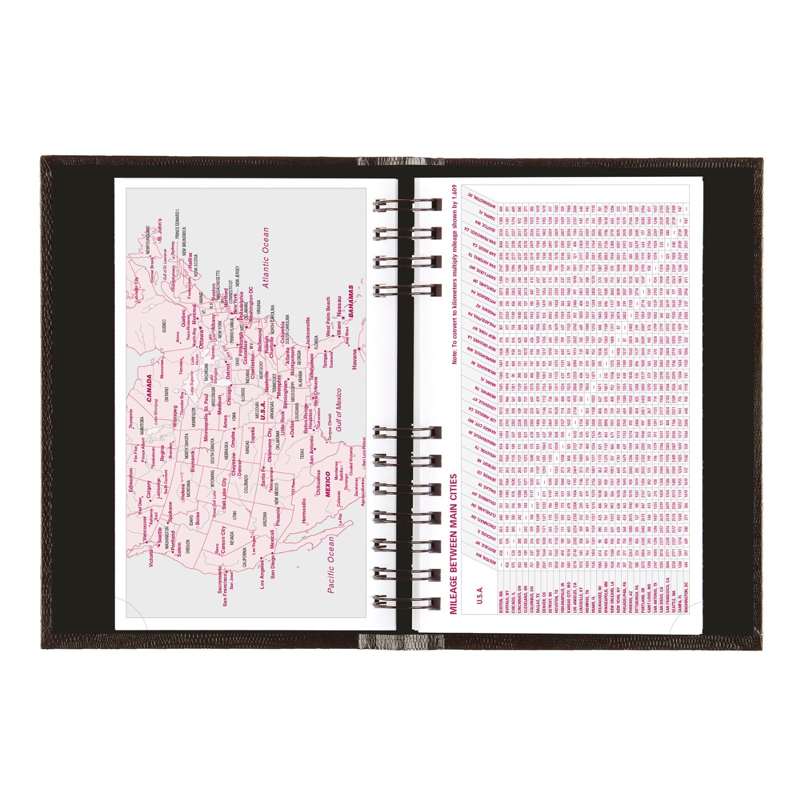 2025 Brownline CB634C.BLK CoilPRO Daily Appointment Book, Hard Cover, 5 x 8″