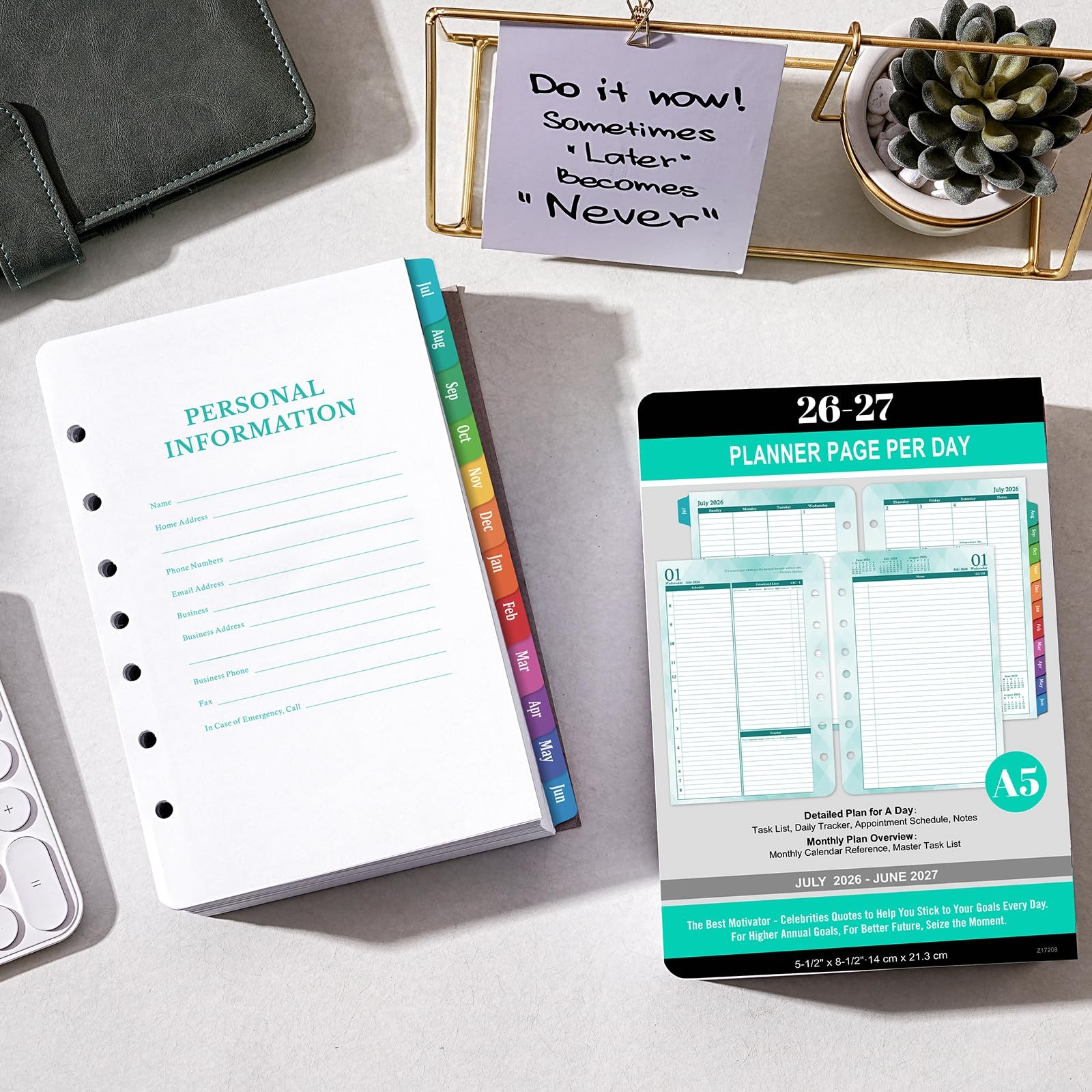 2026-2027 Planner Refills – Planner 2026-2027 Daily Weekly and Monthly from J