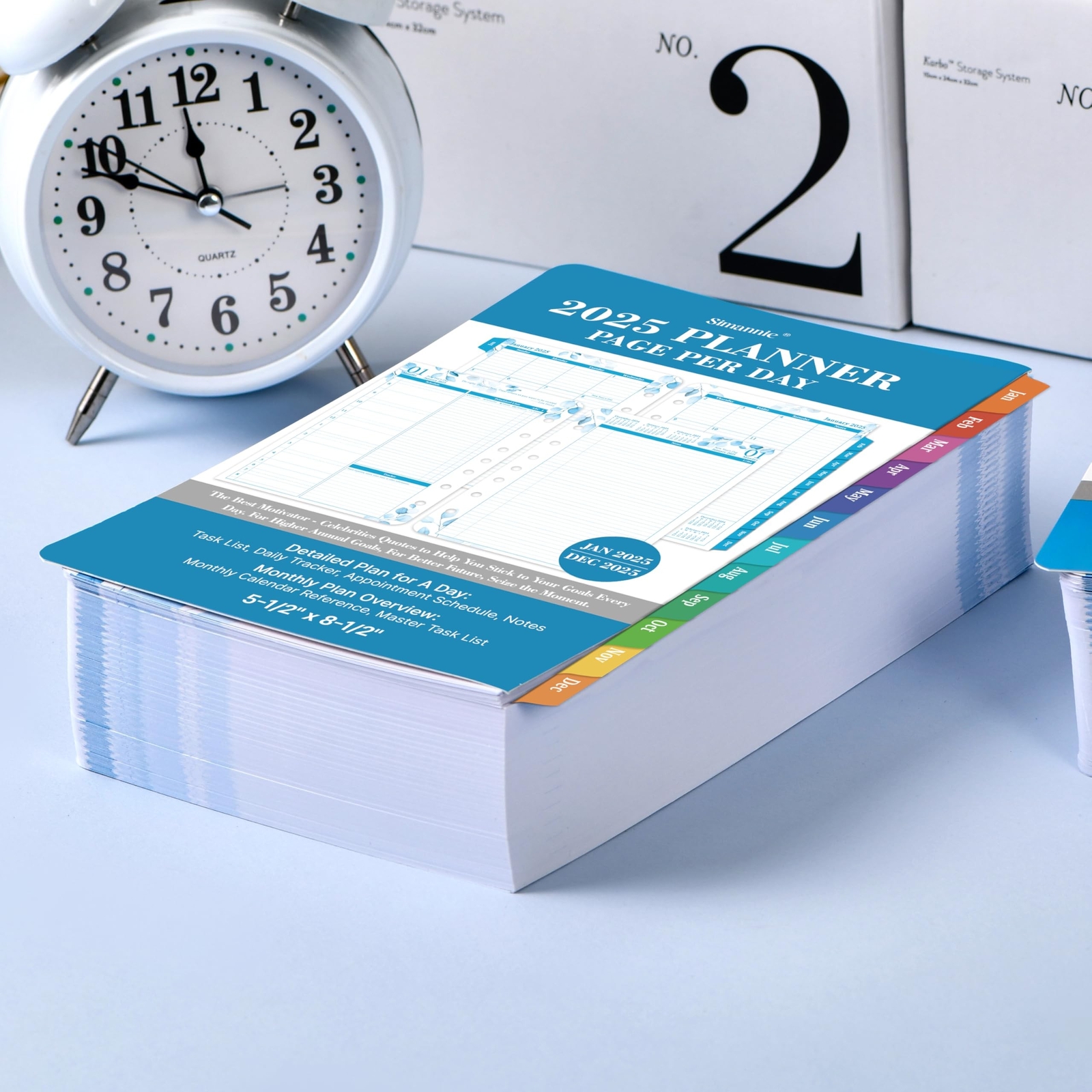 Planner Refills 2025 – Jan.2025 – Dec.2025, Two Pages Per Day Daily ᦀ