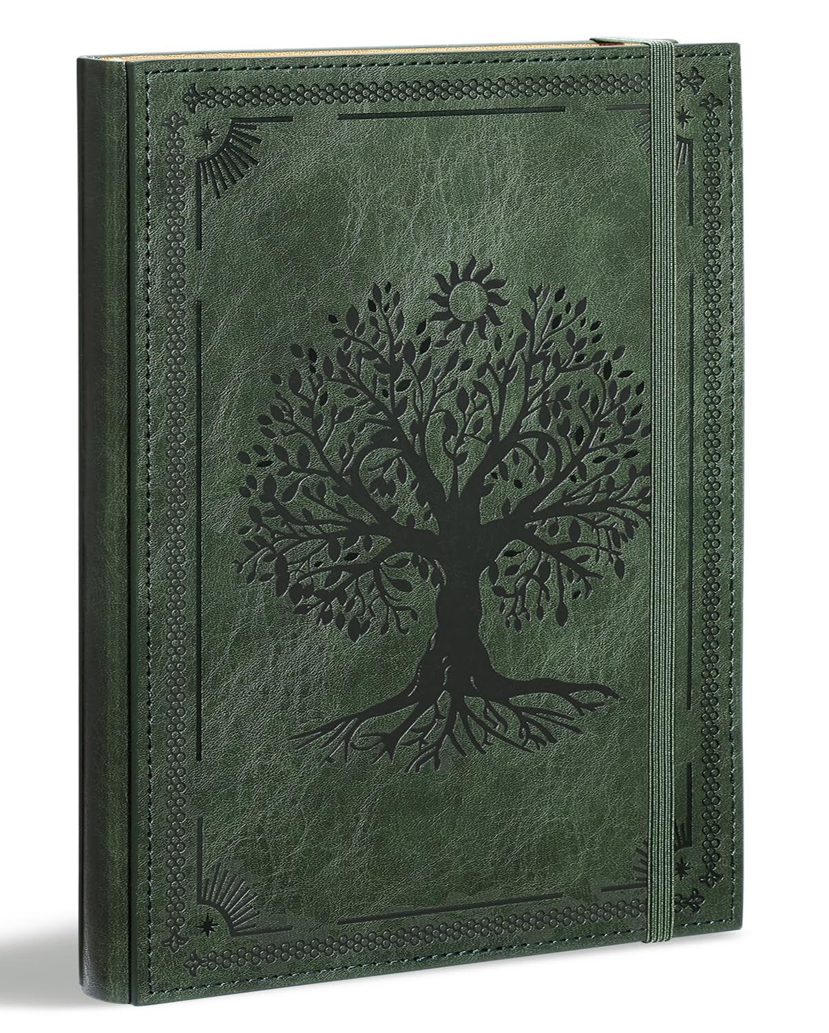 Leather Journal Notebook A5 Notepad , 280 Pages Mens Journal College Ruled fo…