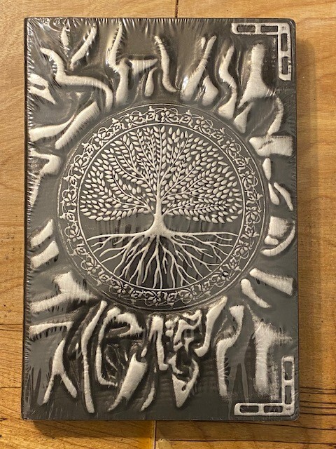 Silver Notebook 5.5 inches Wide x8 Inches Long
