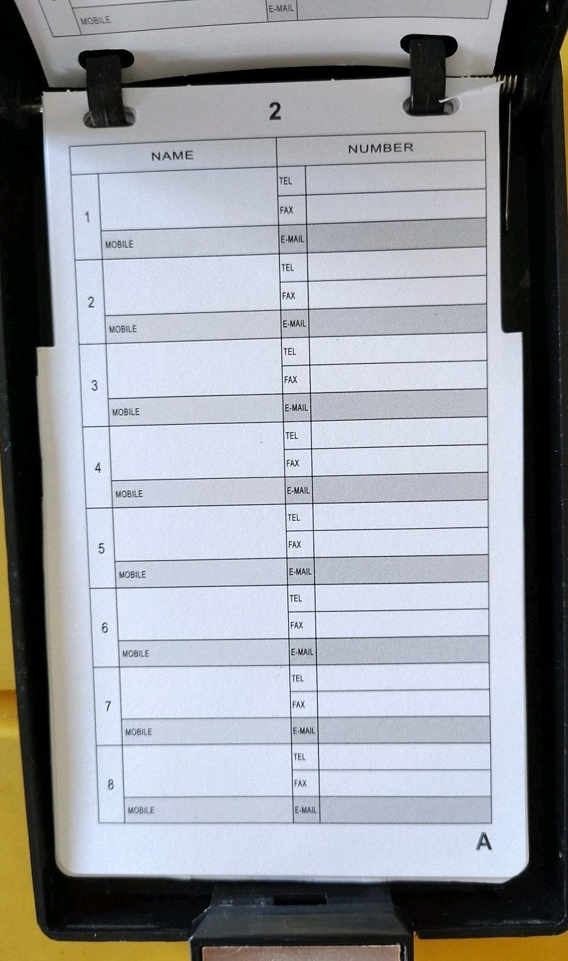 Flip Open A-Z Address Book Modern Version