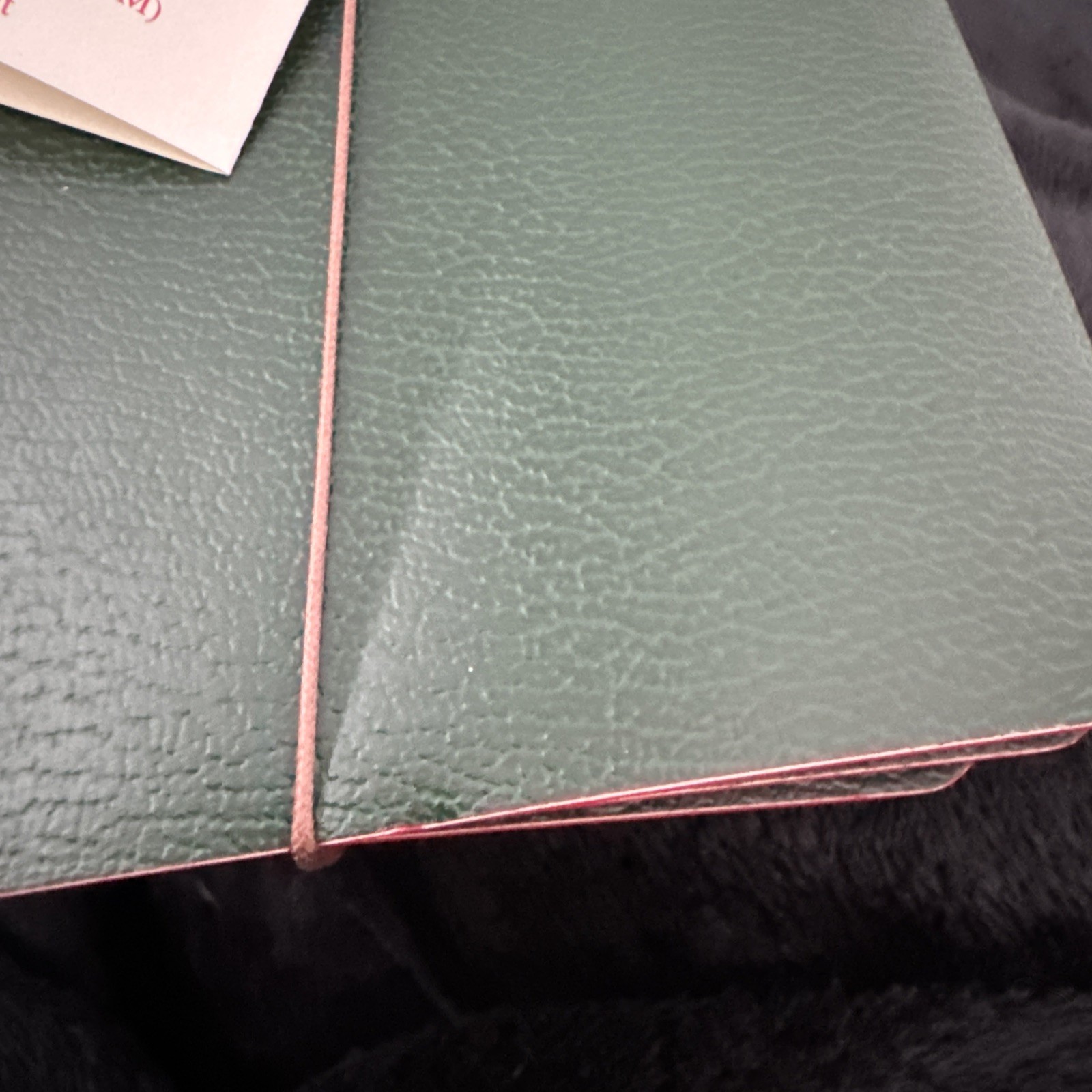 Bieffe Handmade Journal Notebook Made in ITALY 6 Pack Green Leather