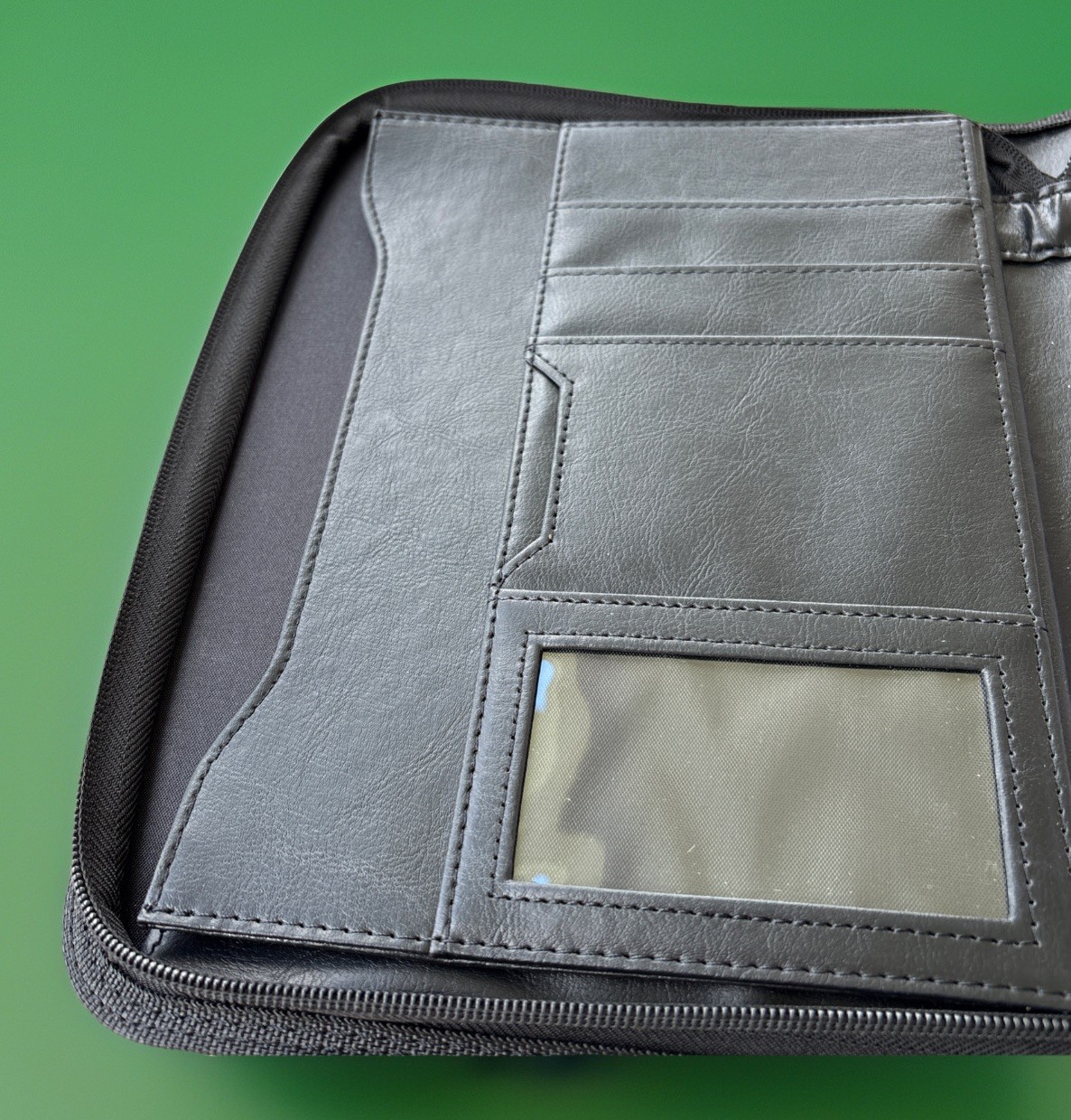 Miami University Black 8×10 Zip Portfolio