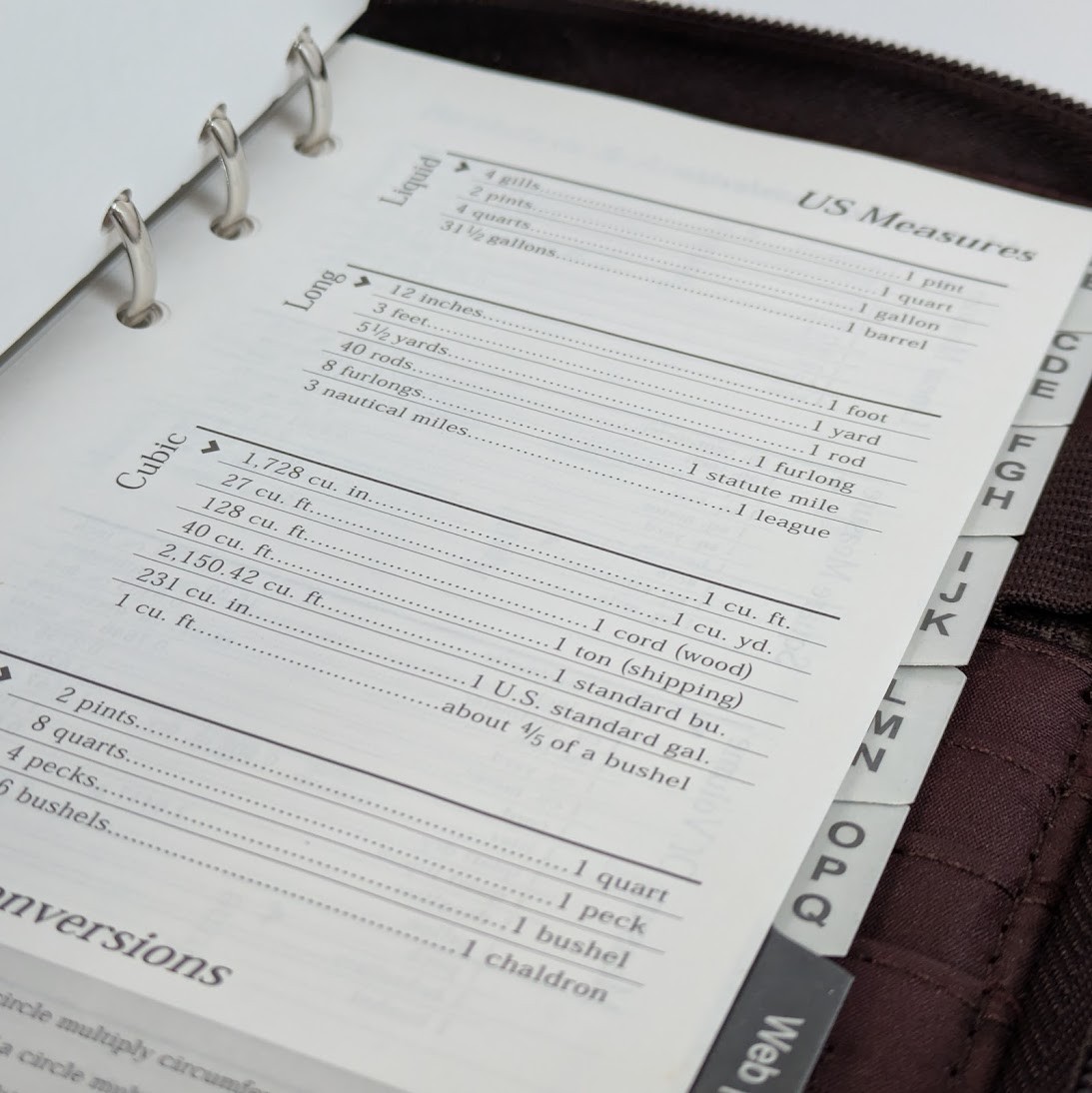 Mundi Mundex Planner Faux Croc Brown Double Zip Agenda Calculator Undated Sheets