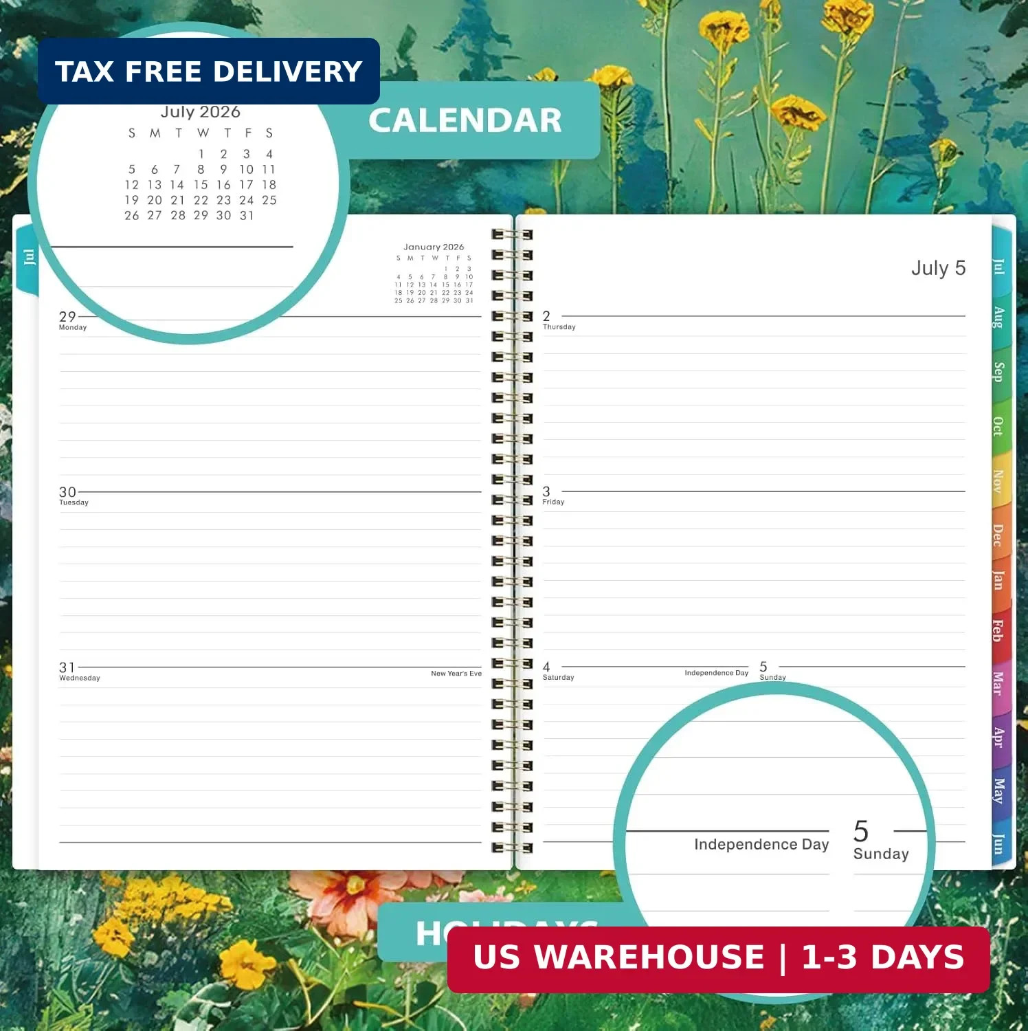 Planner 2026-2027 – 2026-2027 Planner Weekly and Monthly from Jul. 2026 – Jun. 2