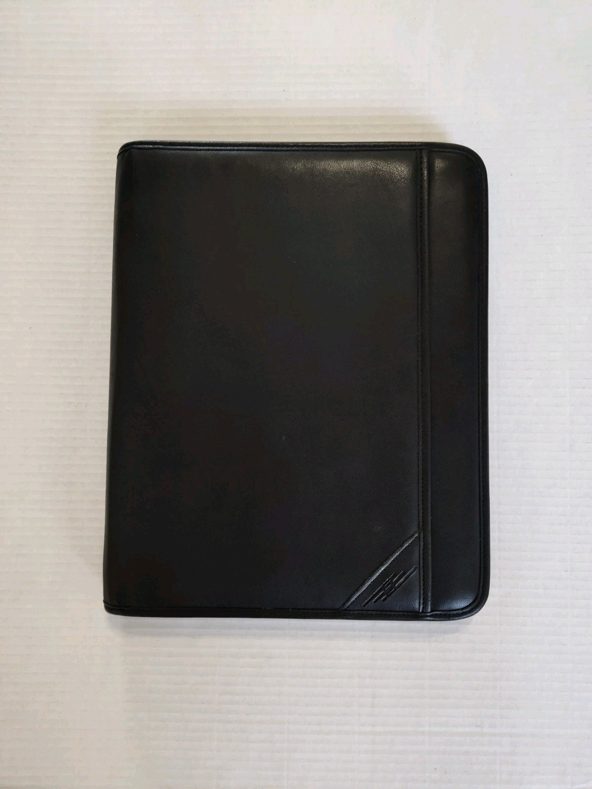 Samsill Black Zip Around Portfolio Zippered Pockets Card Holders Organizer#70820