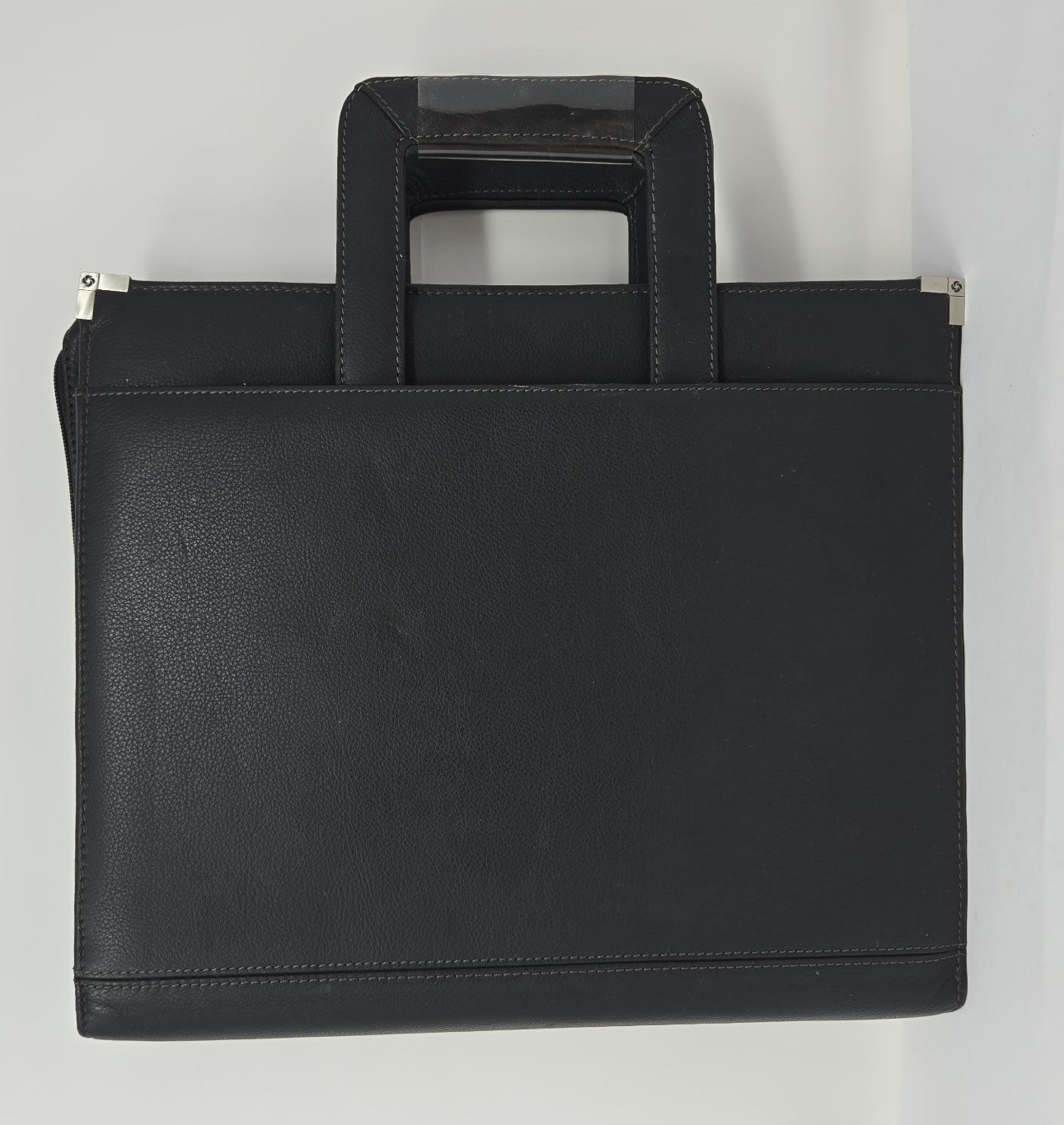 Samsonite Zipper Portfolio 3 Ring Binder w Retractable Handles Case 14×11