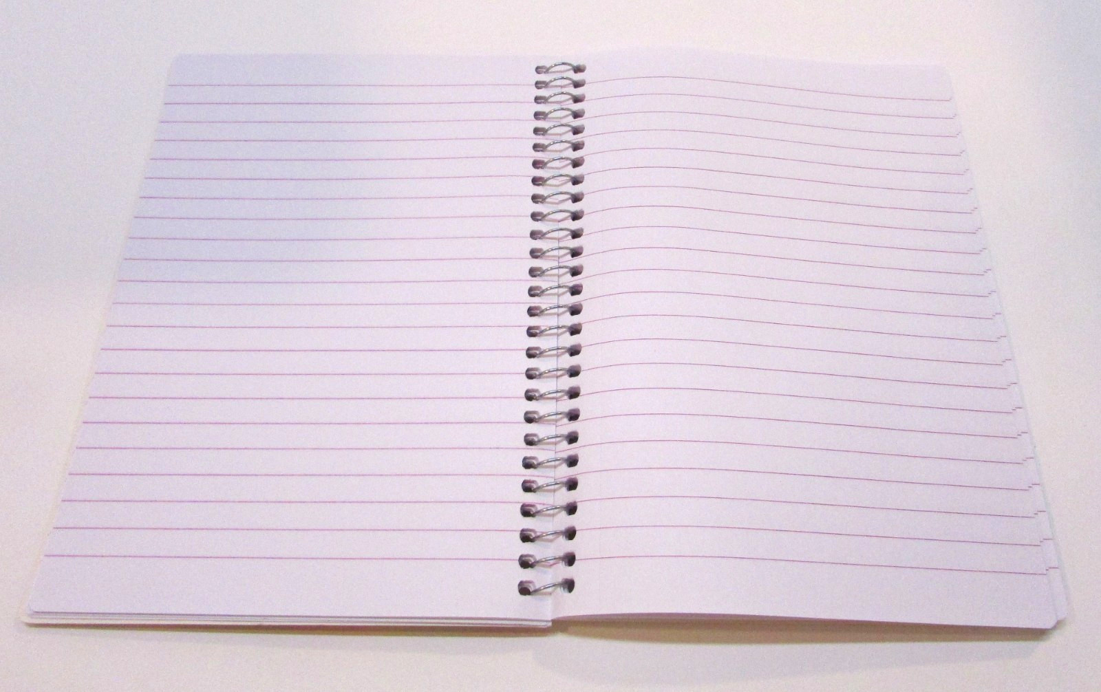 New Old East Main Brand 50 page 5×7 hc Ruled Paper Spiral Floral Cover Notebook