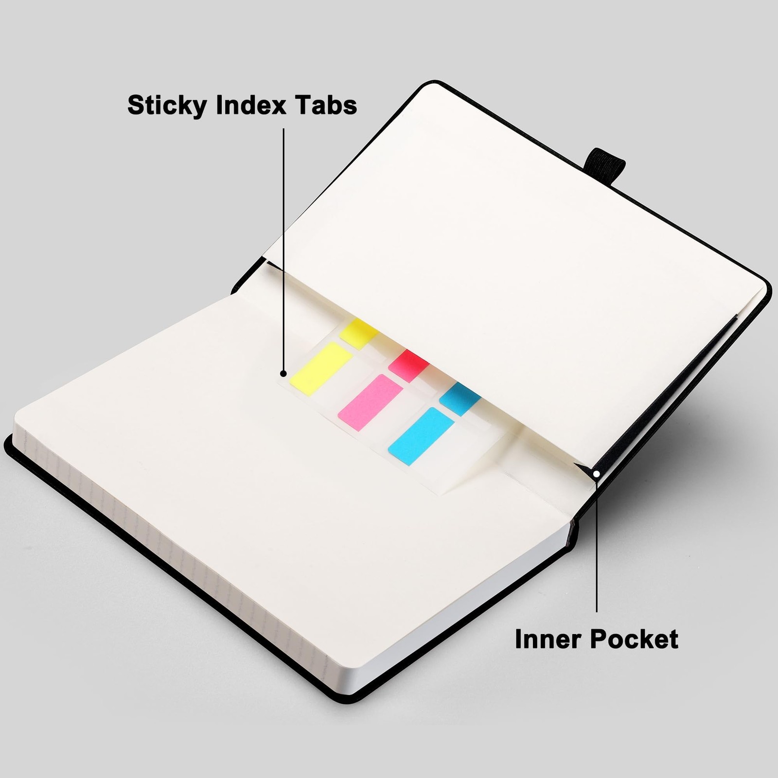 RETTACY Graph Grid Paper Notebook, 192 Pages, A5 Medium Size 5.7 x 8.3, 5 Squ…