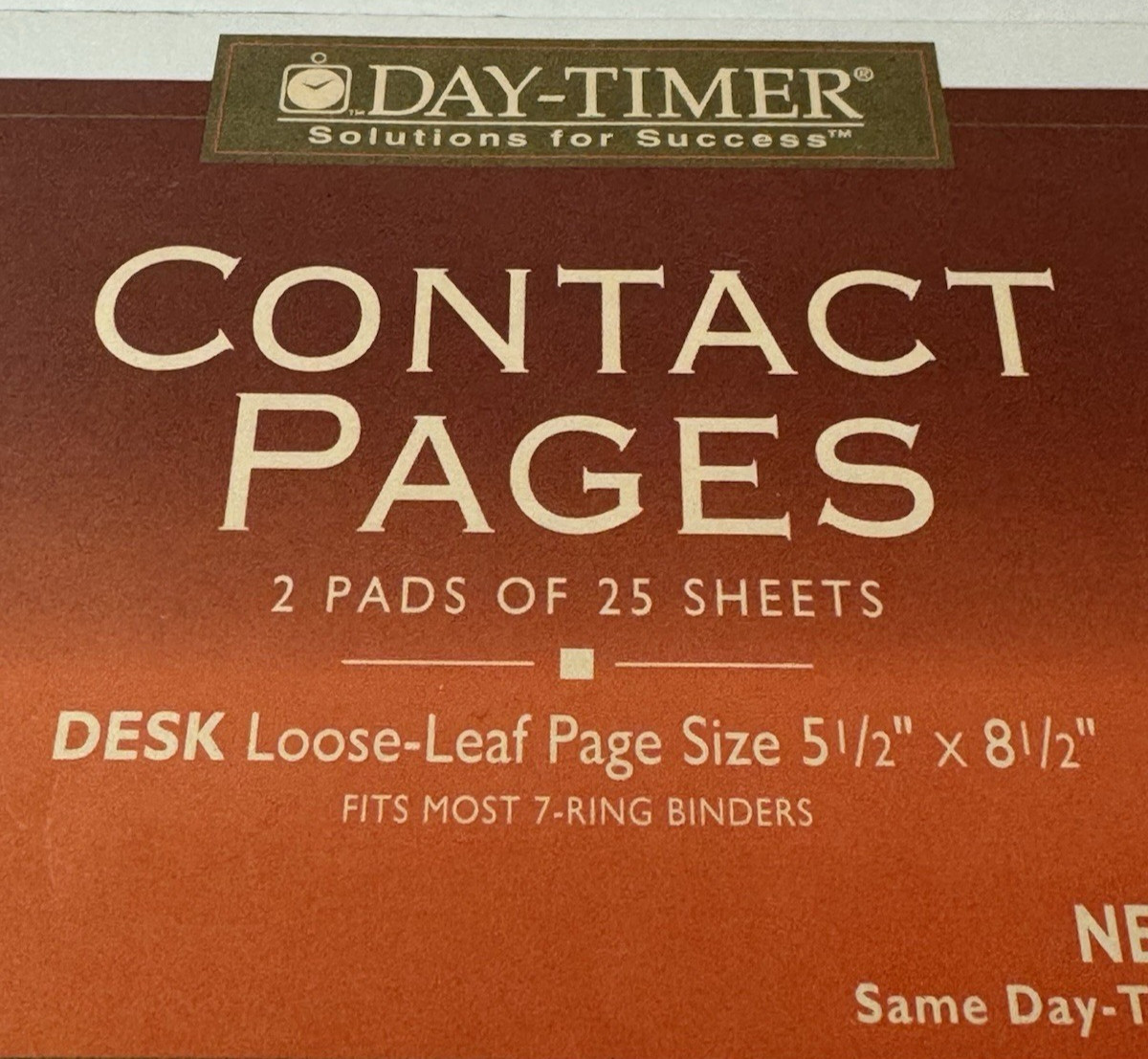 VTG Daytimer 1994 Refills Lot Lined Pages Project Contact Pages Blank Tabs NOS