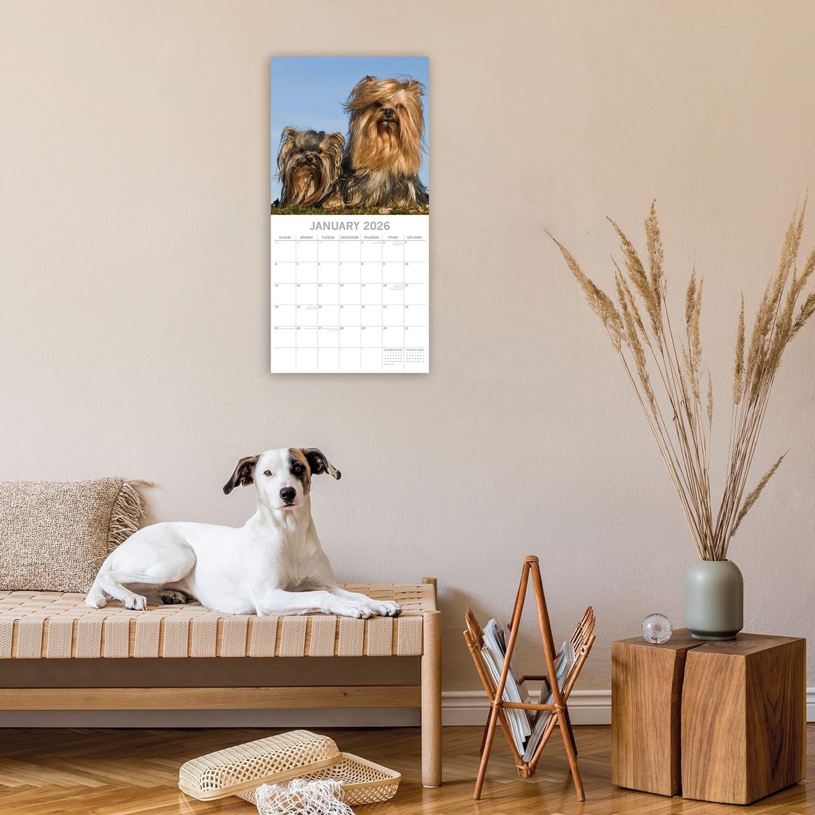 The Gifted Stationery Square Wall Calendar – Yorkshire Terrier Design & 2026…
