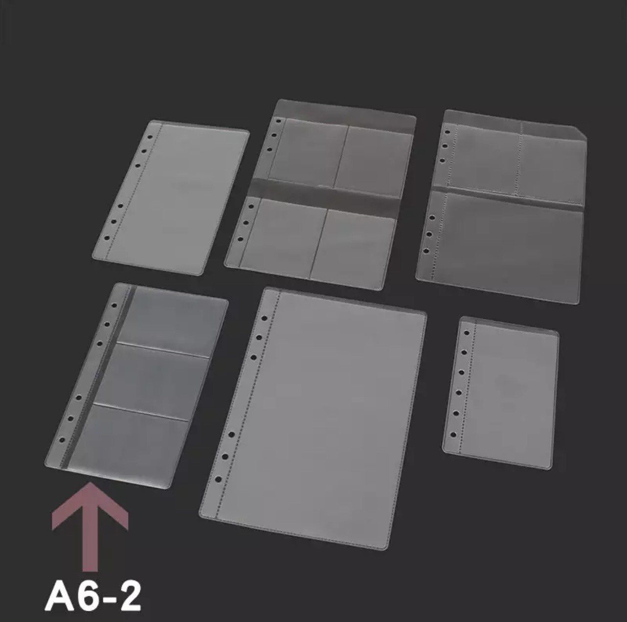 PVC card holder storage for MM Size Agenda