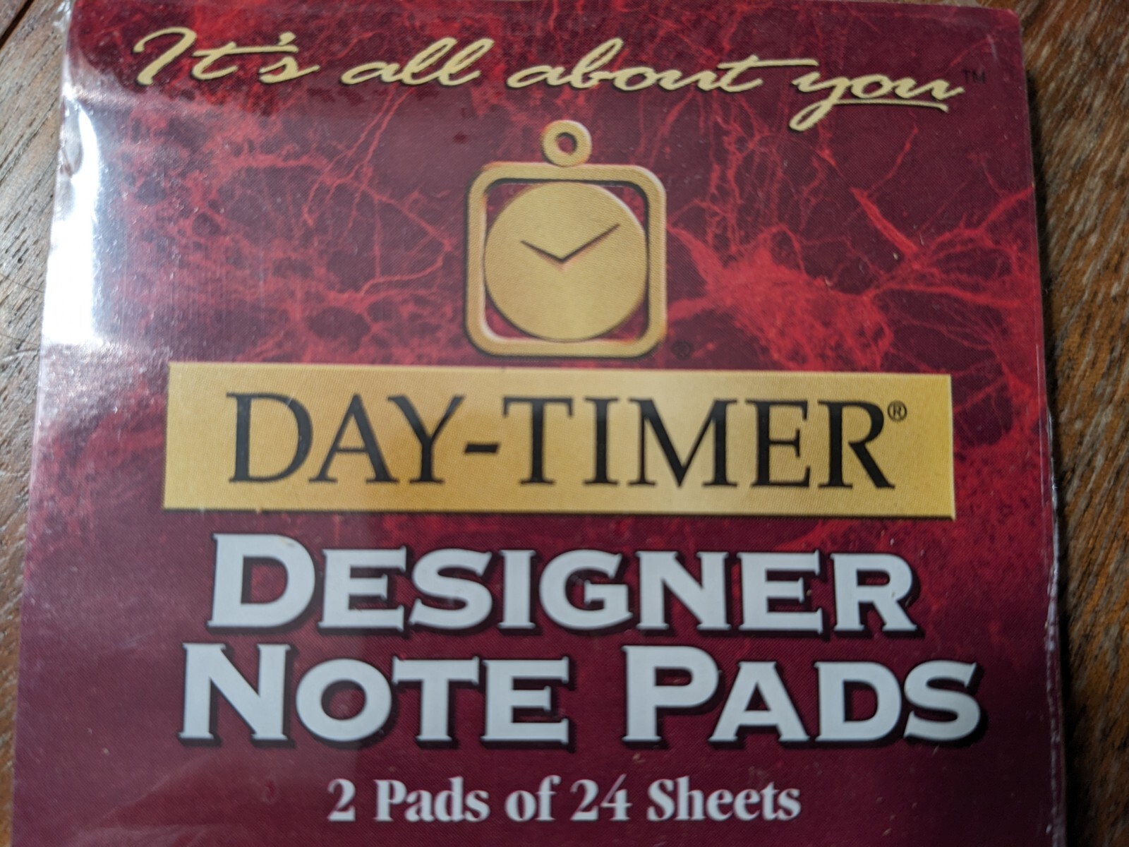 Vintage 1998 ACCO Day-Timer Pocket Sized Designer Note Pads 3×6 2 Pads 24 Sheets
