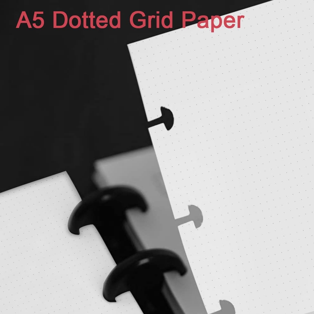 3-Pack Junior Size TUL Discbound Dotted Refill Paper 8-Disc Disbound Insert 3…