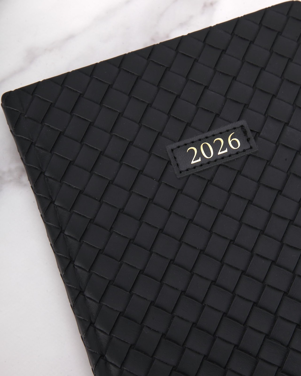 WORLD TRAVELER 2026 Planner – 6×8 Inch Weekly and Monthly 6X8, Black Woven