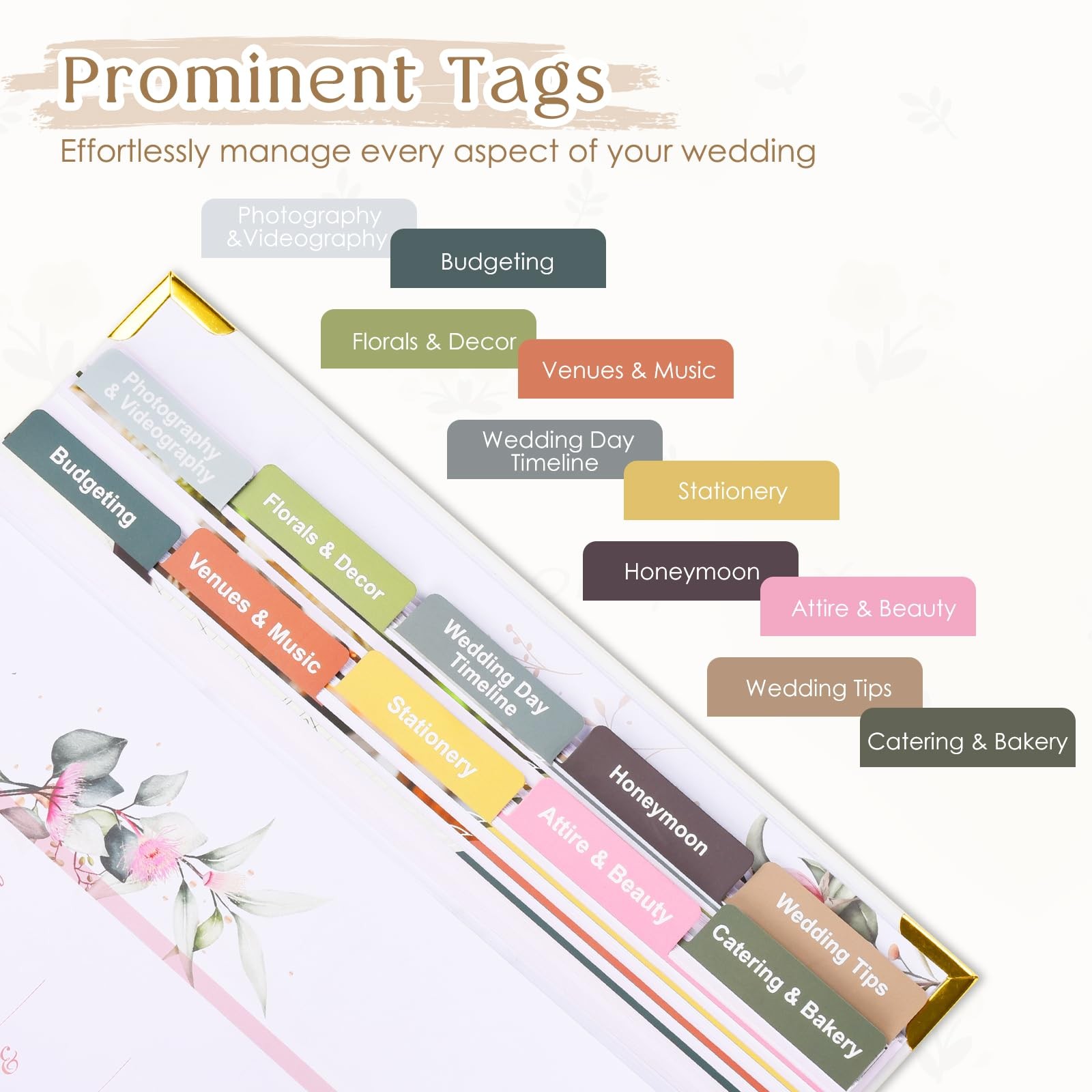 Wedding Planner Book and Organizer-196 Pages Bridal Wedding Planning Book wit…