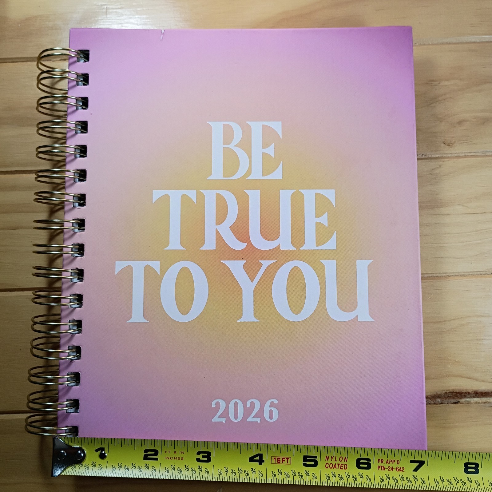 ÉCCOLO 2026, 12 Month Weekly Planner,Stickers, 7 X 8 3/4 In. Be True To You. New