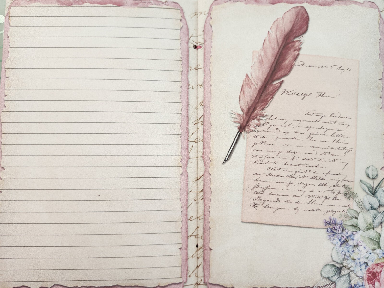 Junk Journal Booklet “POETRY 2” Prose Author Journal Diary Lots of Ephemera!