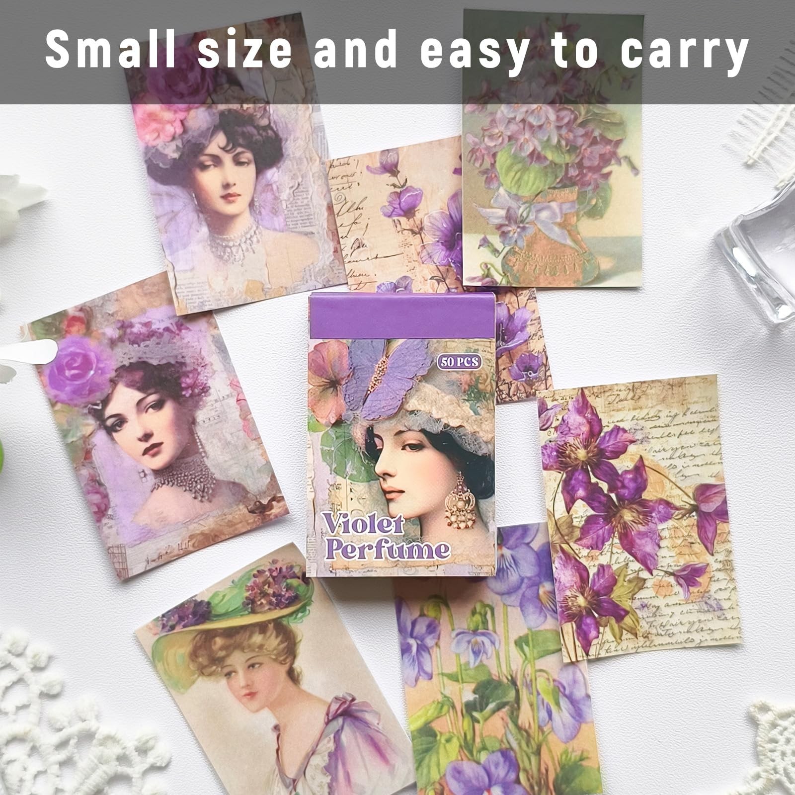 Vintage Washi Sticker Book, 300 PCS Color Stickers Book