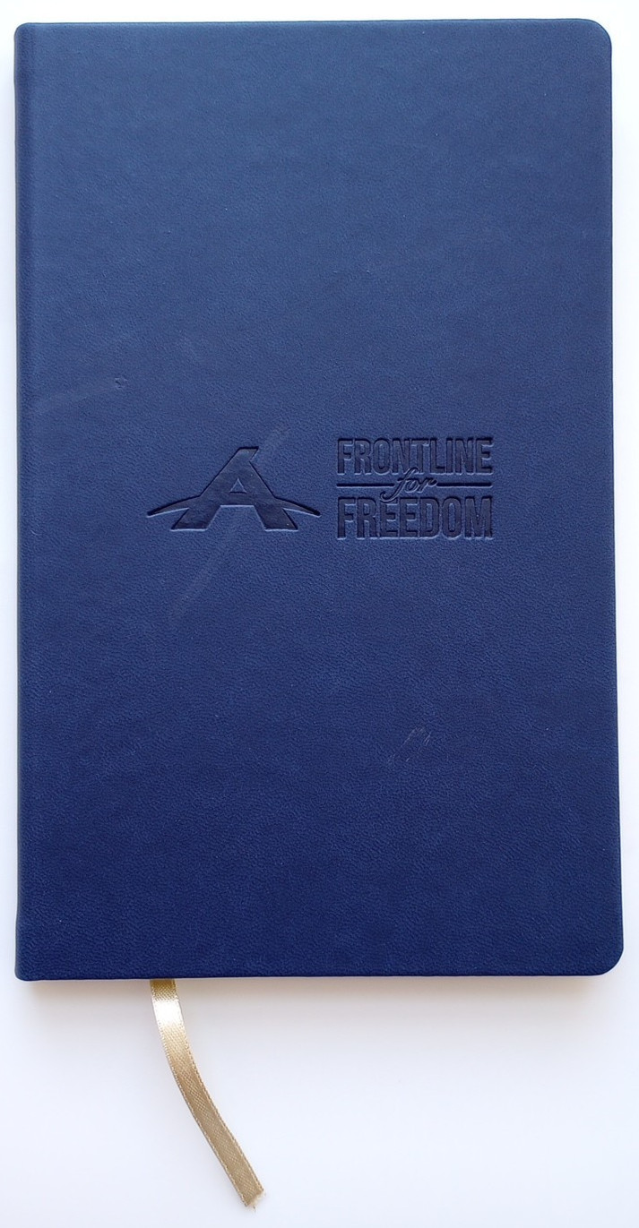 Castelli Made In Italy Lined Notebook Frontline for Freedom Alliance Journal