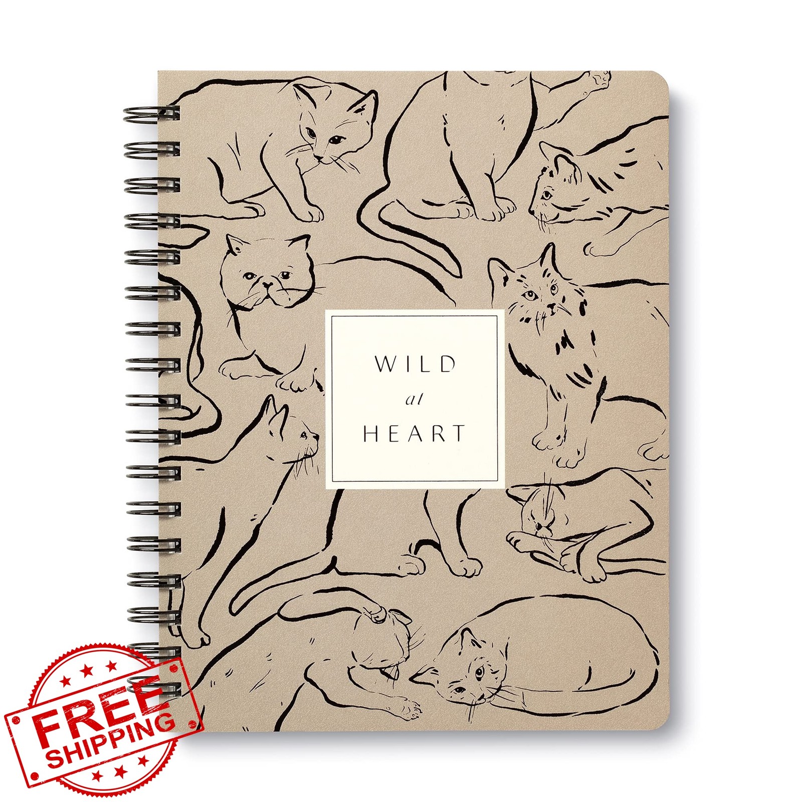 Compendium Wild at Heart Notebook 7×9.25