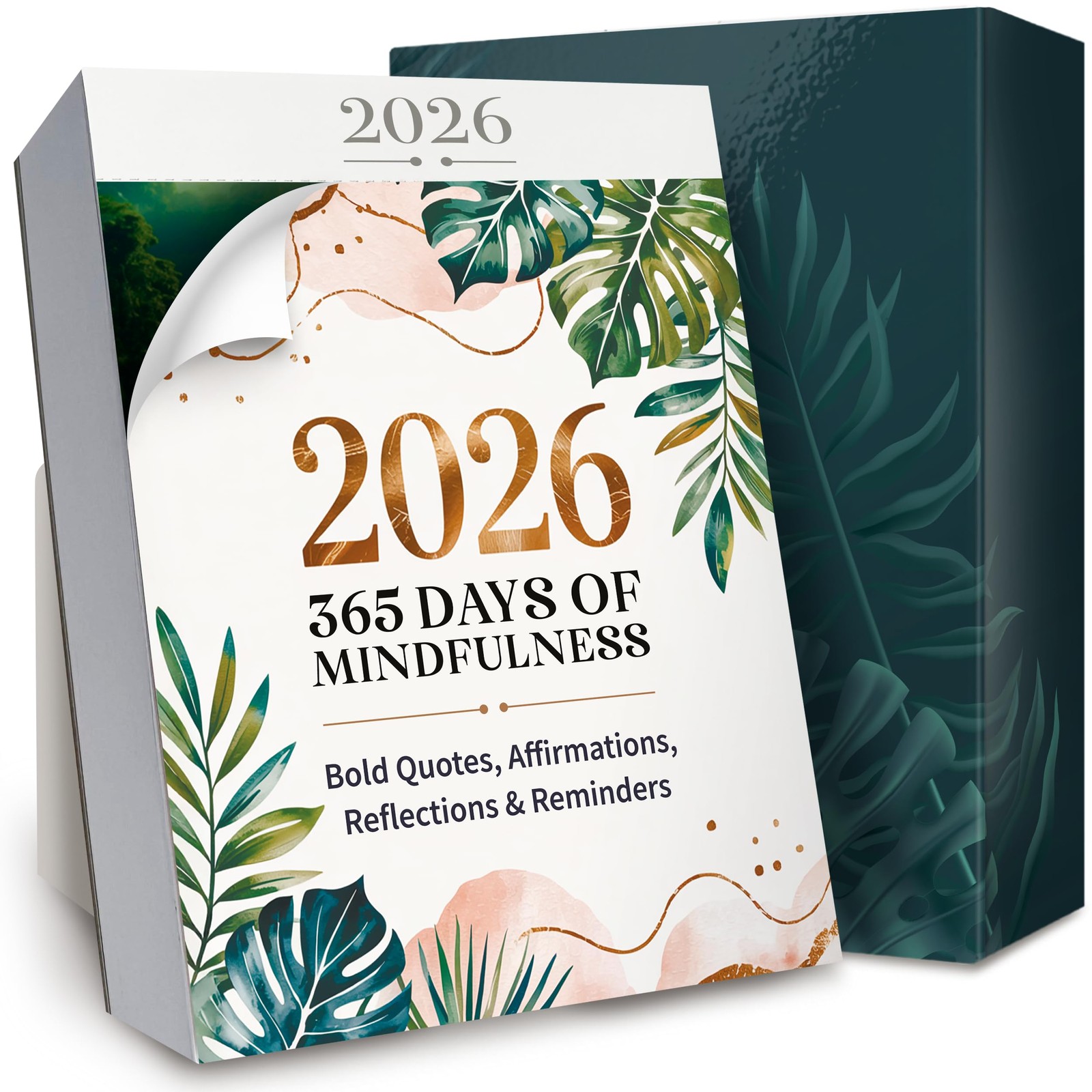 Mindfulness Desk Calendar 2026 – Daily Inspirational Page-A-Day