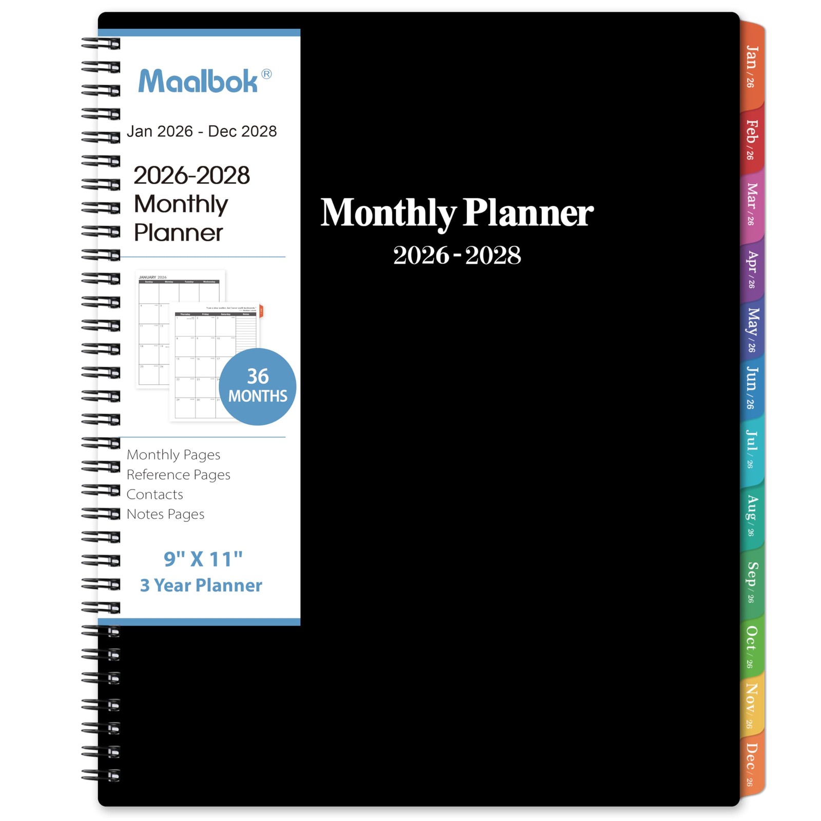 2026-2028 Monthly Planner/Calendar – 3 Year Monthly Planner 2026-2028, Jan. 2…