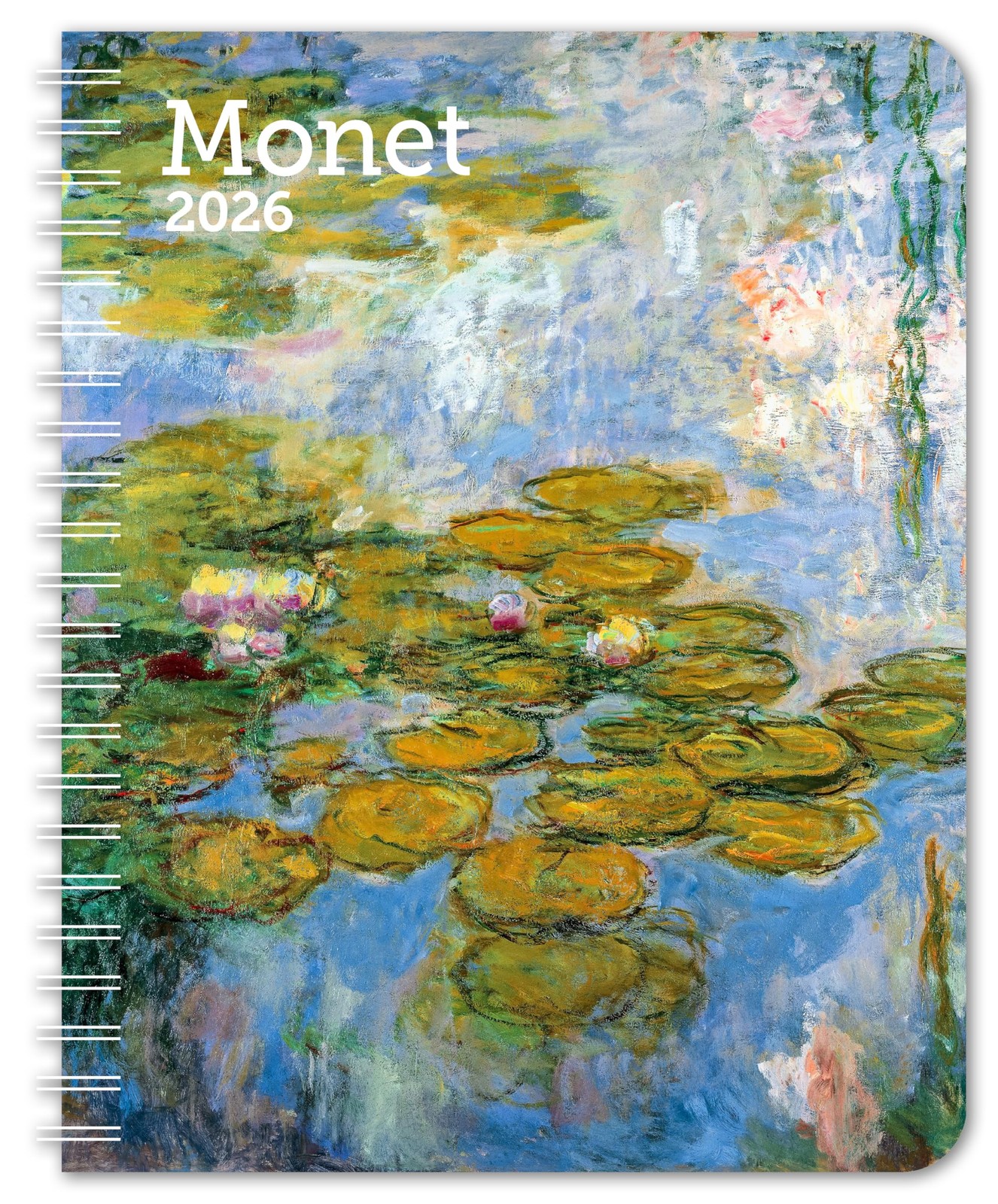 Monet Weekly Engagement Calendar 2026 6.5″ x 8.5″ Spiral Bound Free Shipping